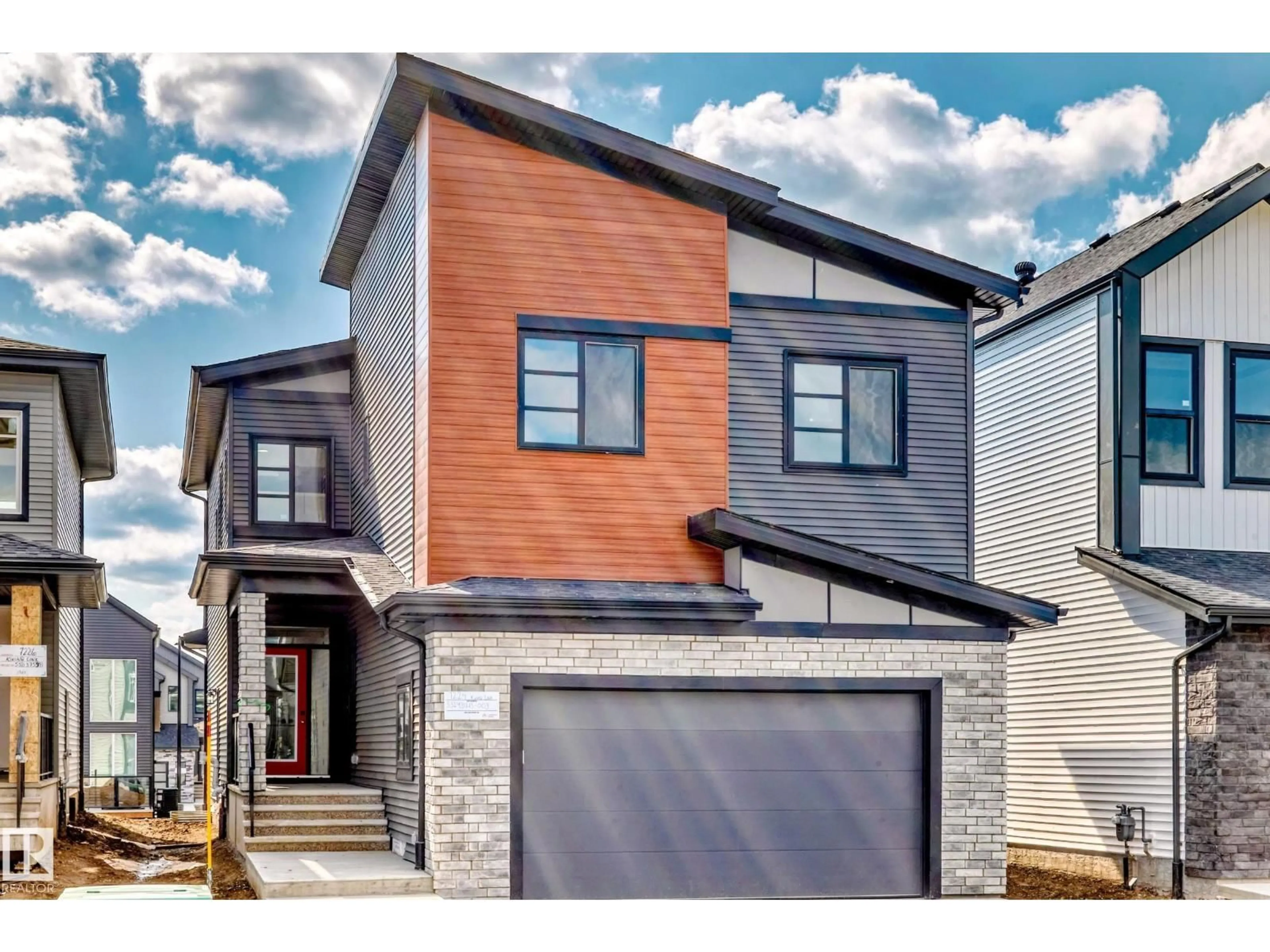 Home with brick exterior material, street for SW - 7224 KIVIAQ LI, Edmonton Alberta T6W5R3