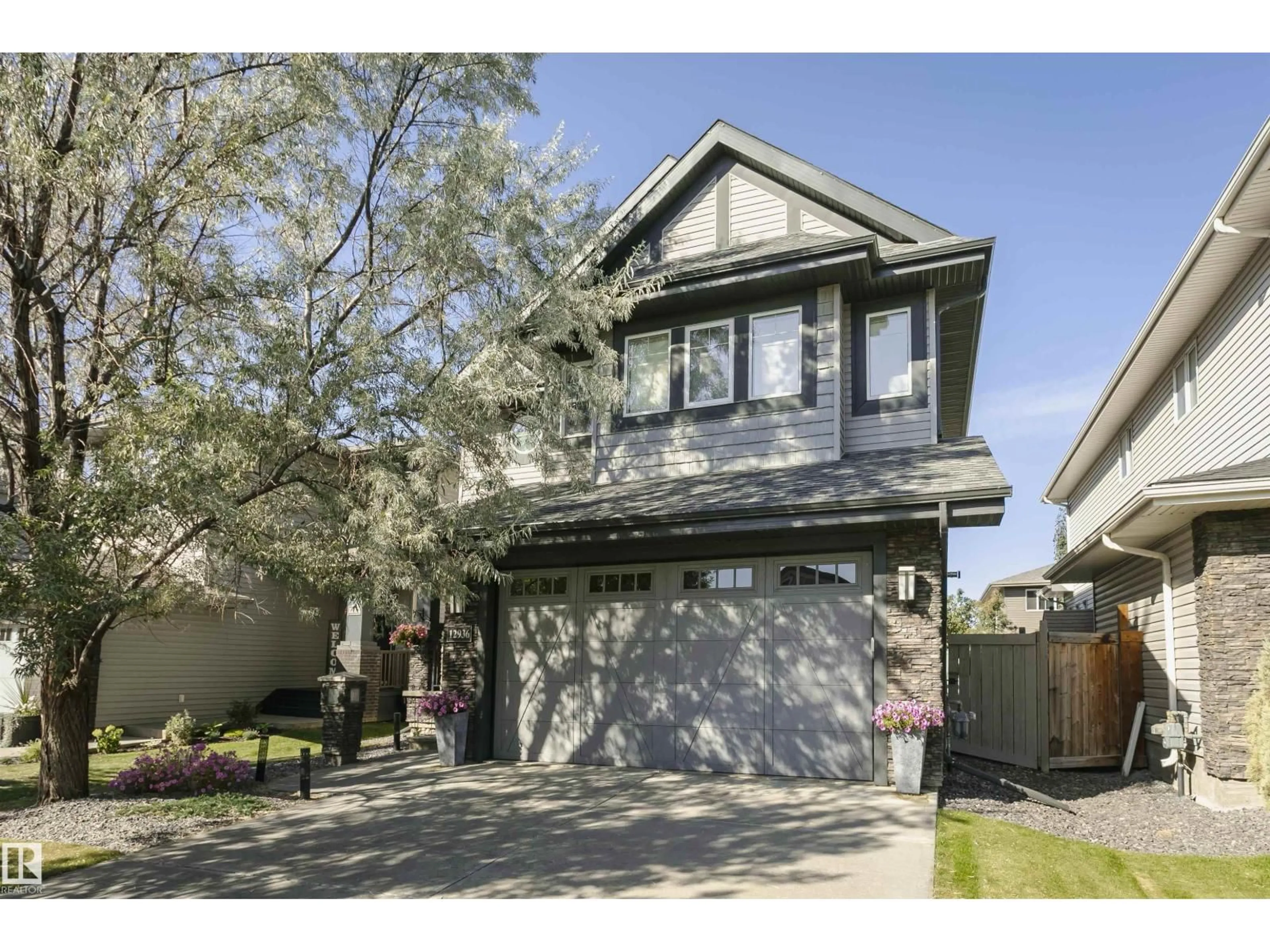 Home with vinyl exterior material, street for NW - 12936 201 ST, Edmonton Alberta T5S0E4