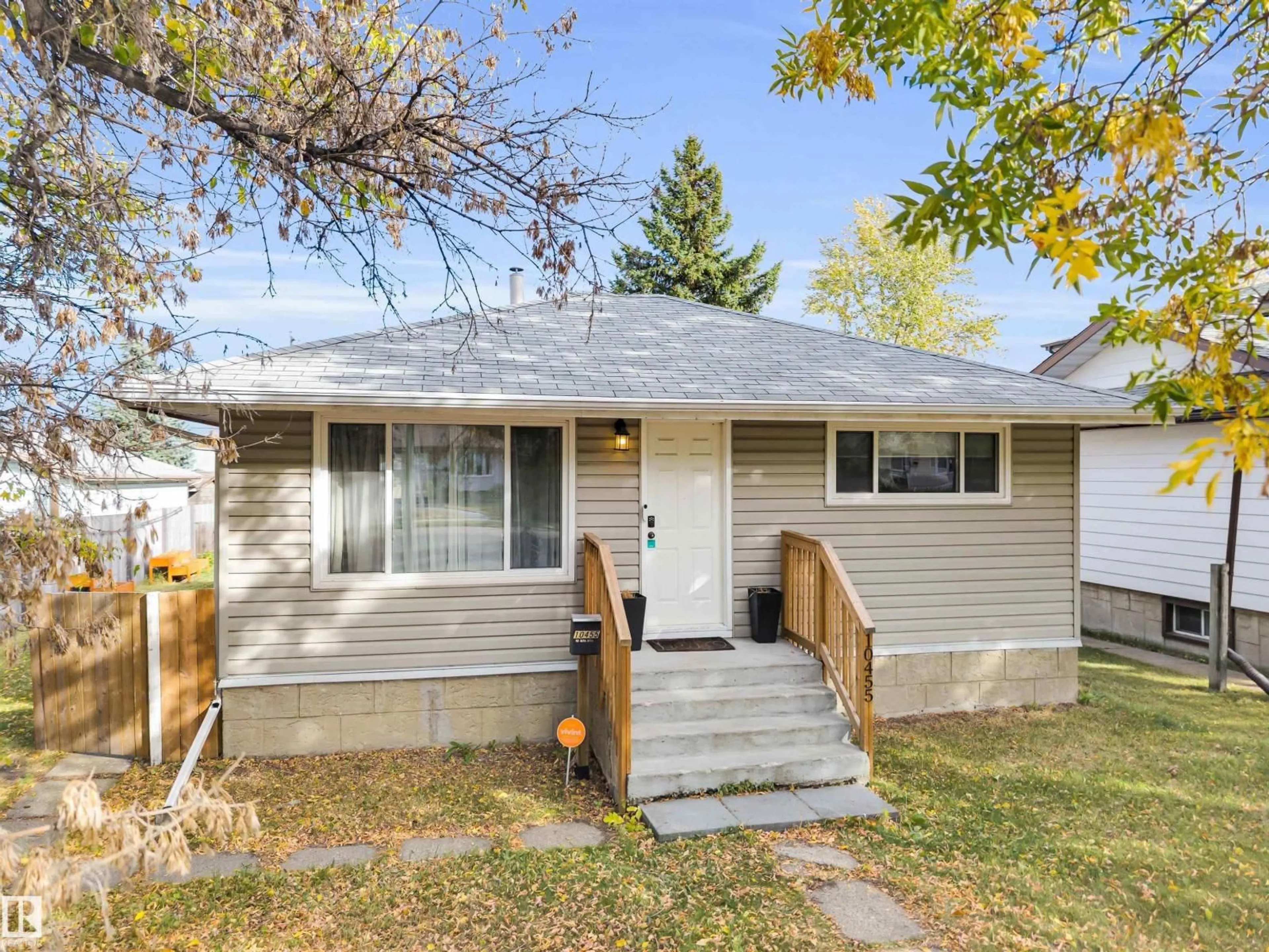 Home with vinyl exterior material, street for NW - 10455 163 ST, Edmonton Alberta T5P3N9