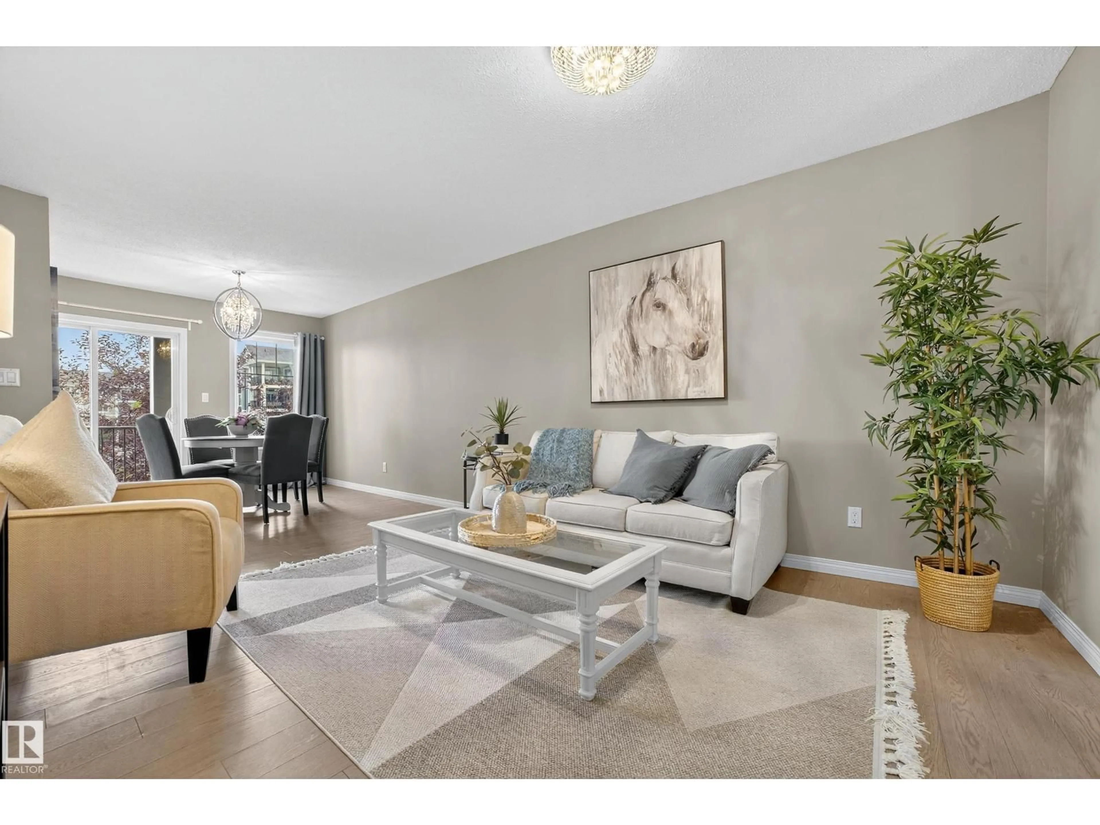 Living room with furniture, unknown for #133 - 3305 ORCHARDS LINK LI, Edmonton Alberta T6X2H1
