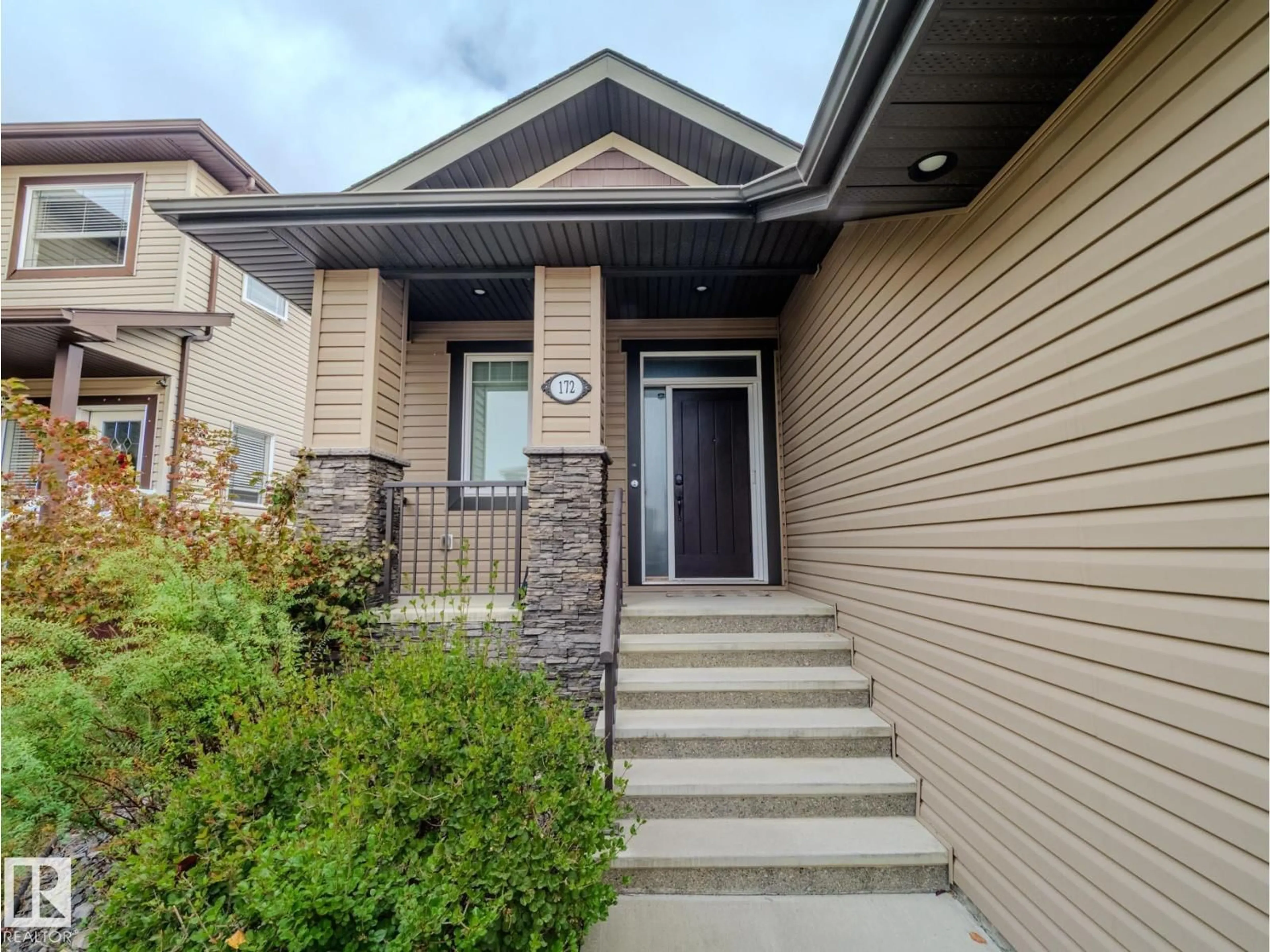 Home with vinyl exterior material, street for 172 MCDOWELL WD, Leduc Alberta T9E0M3