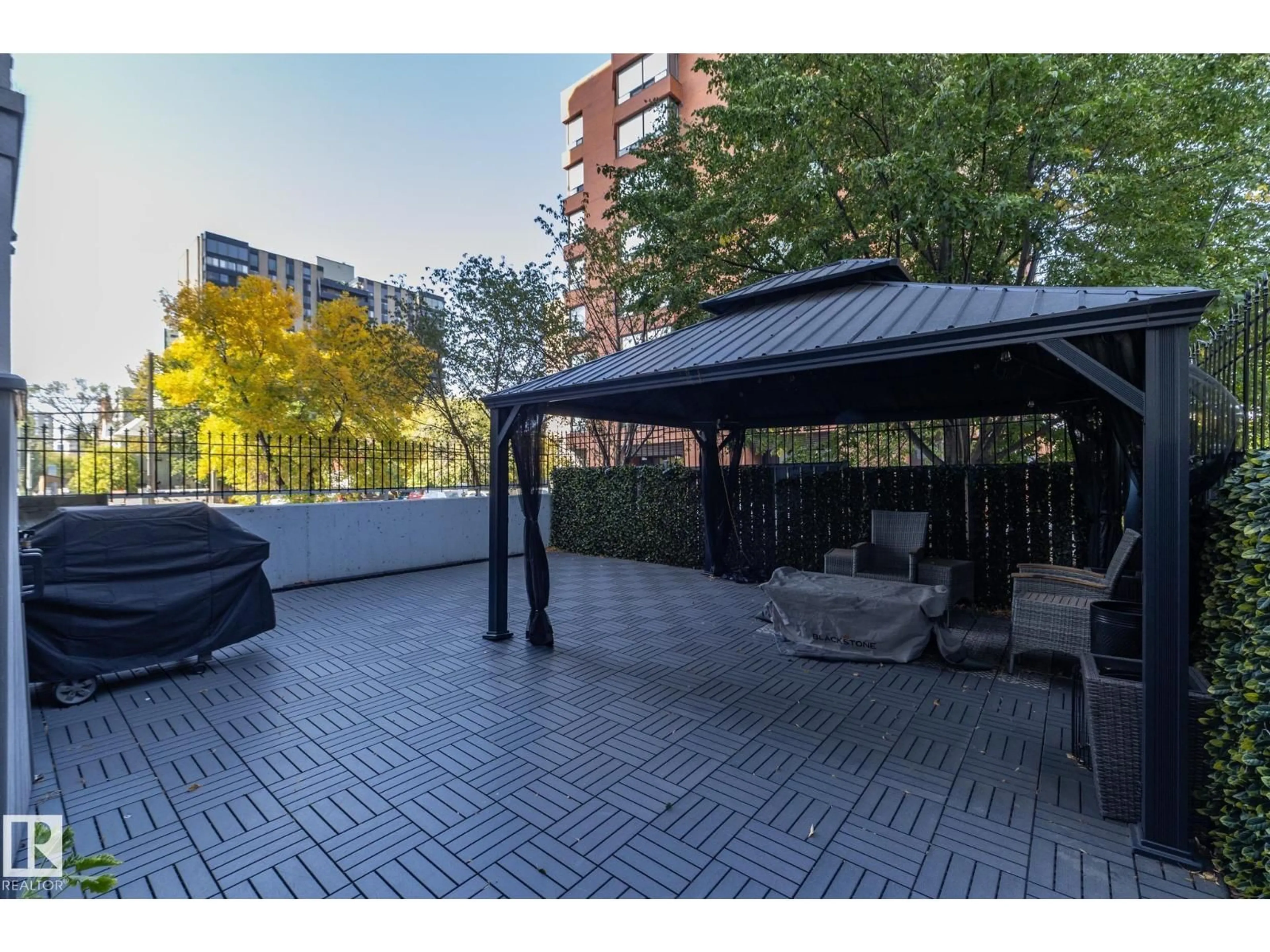 Patio, unknown for #205 - 10130 114 ST, Edmonton Alberta T5K2S6