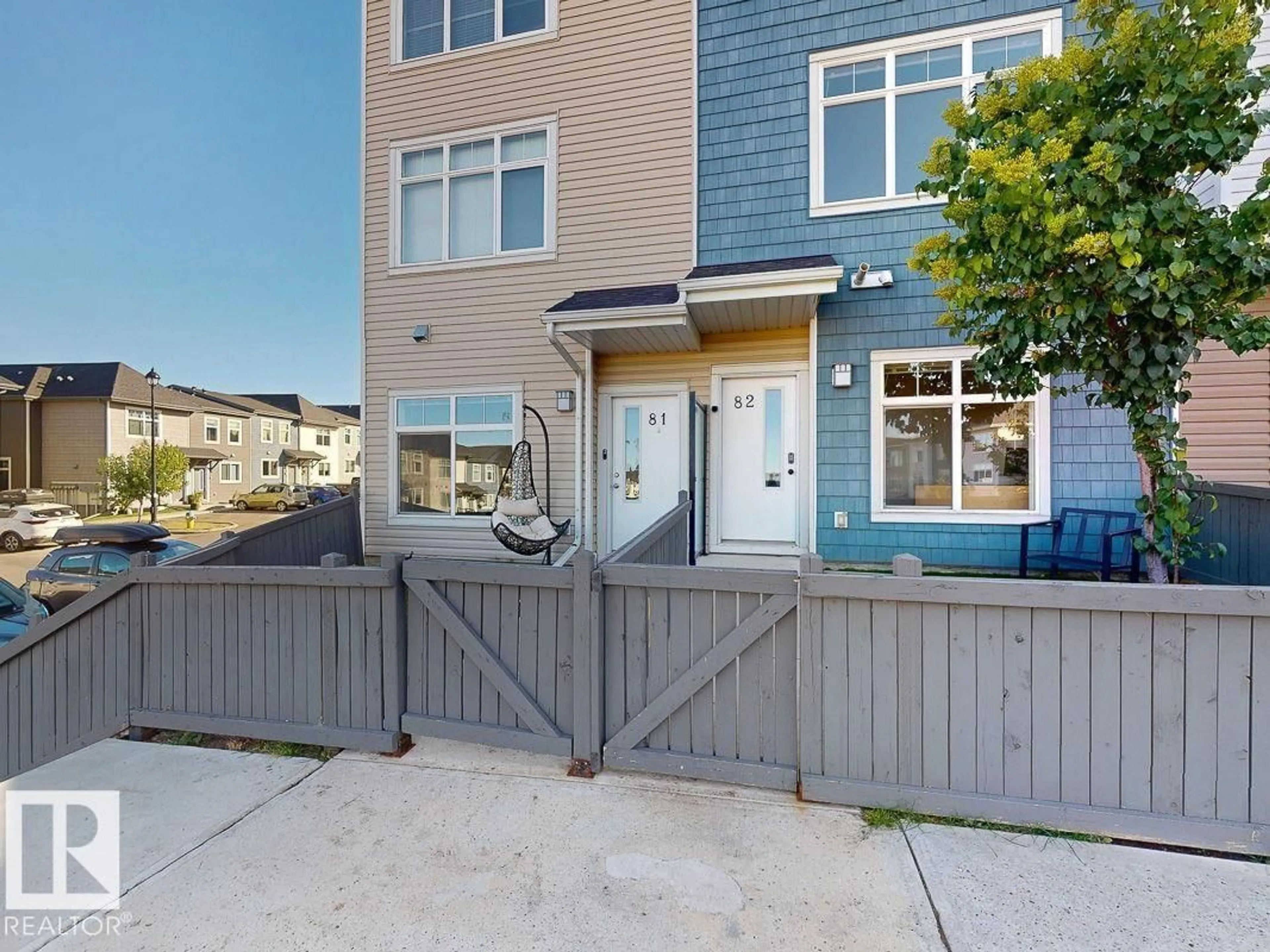 Patio, street for #81 - 600 BELLEROSE DR, St. Albert Alberta T8N7T5