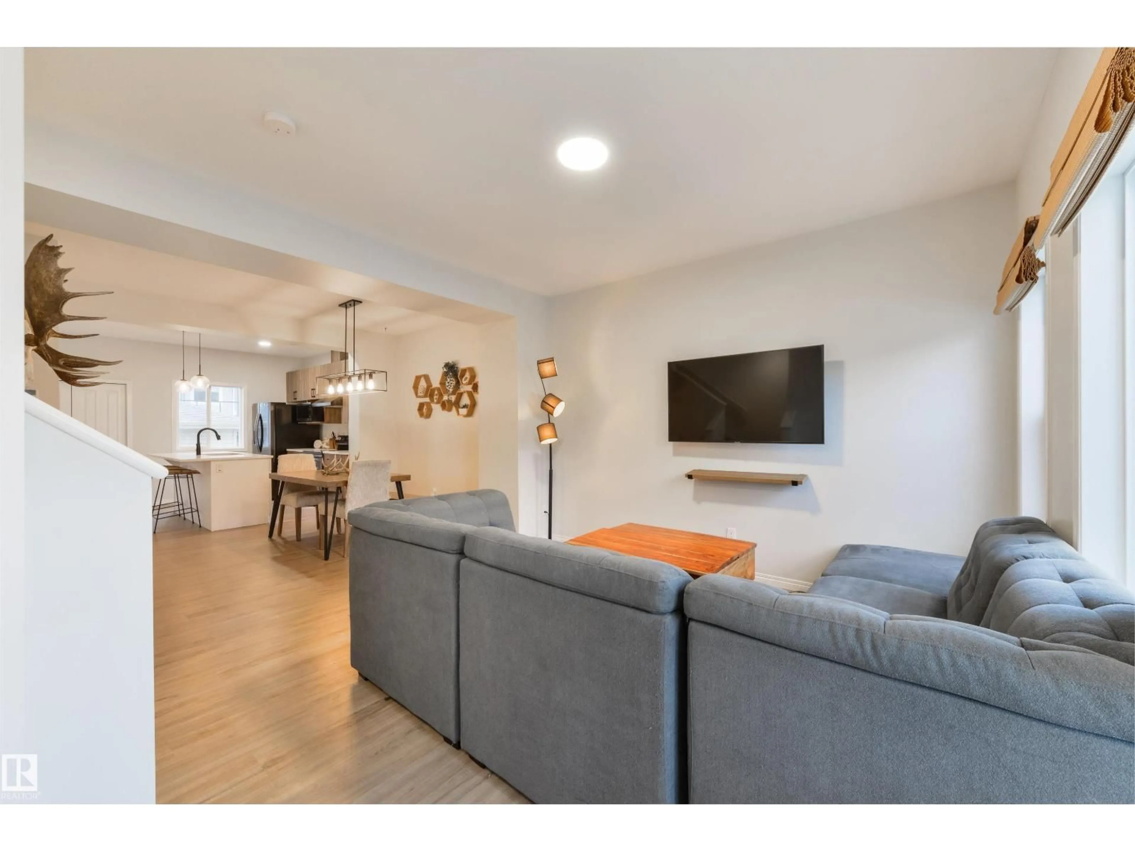 Living room with furniture, unknown for NW - 17648 62 ST, Edmonton Alberta T5Y4B8