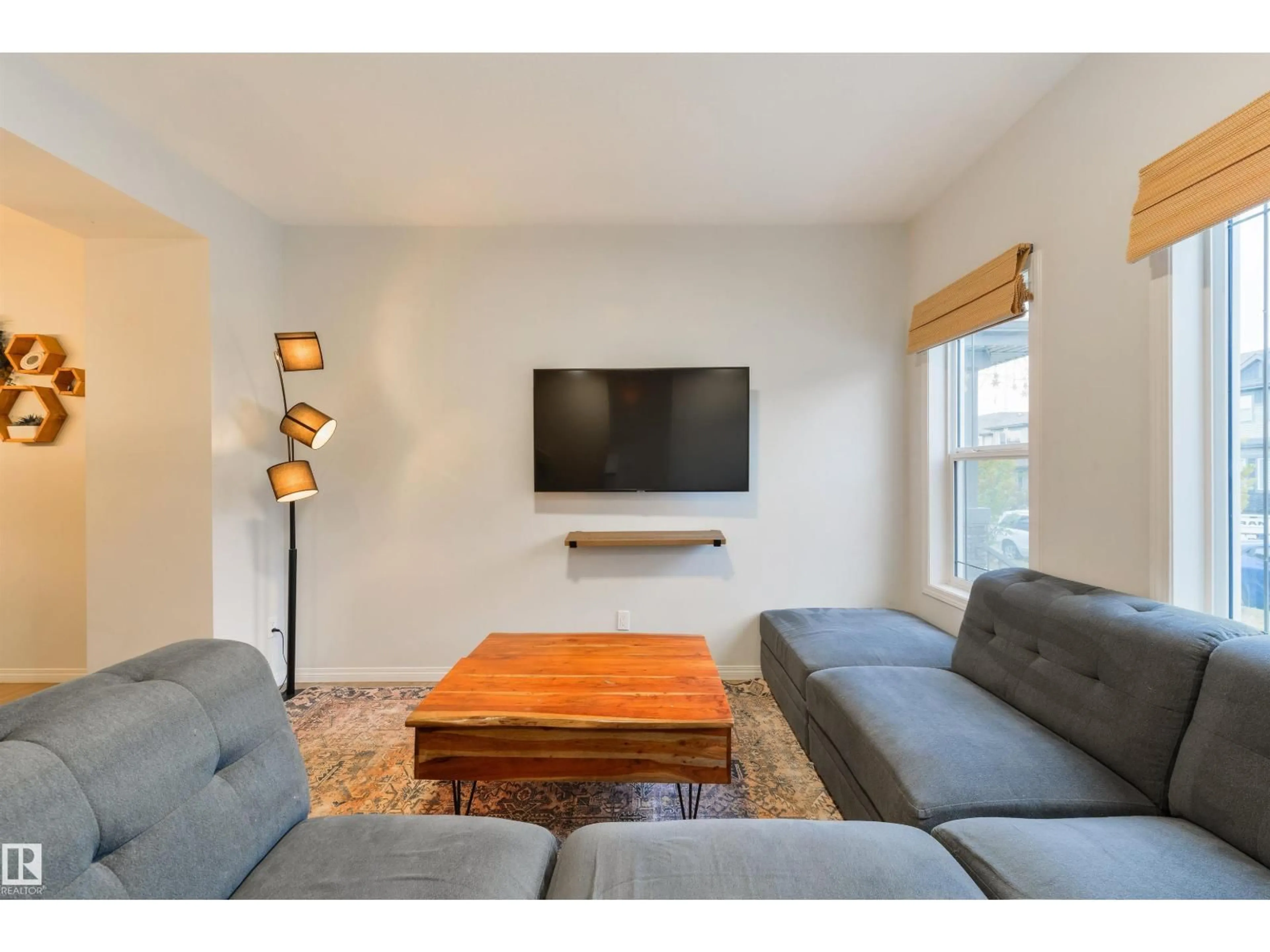 Living room with furniture, unknown for NW - 17648 62 ST, Edmonton Alberta T5Y4B8