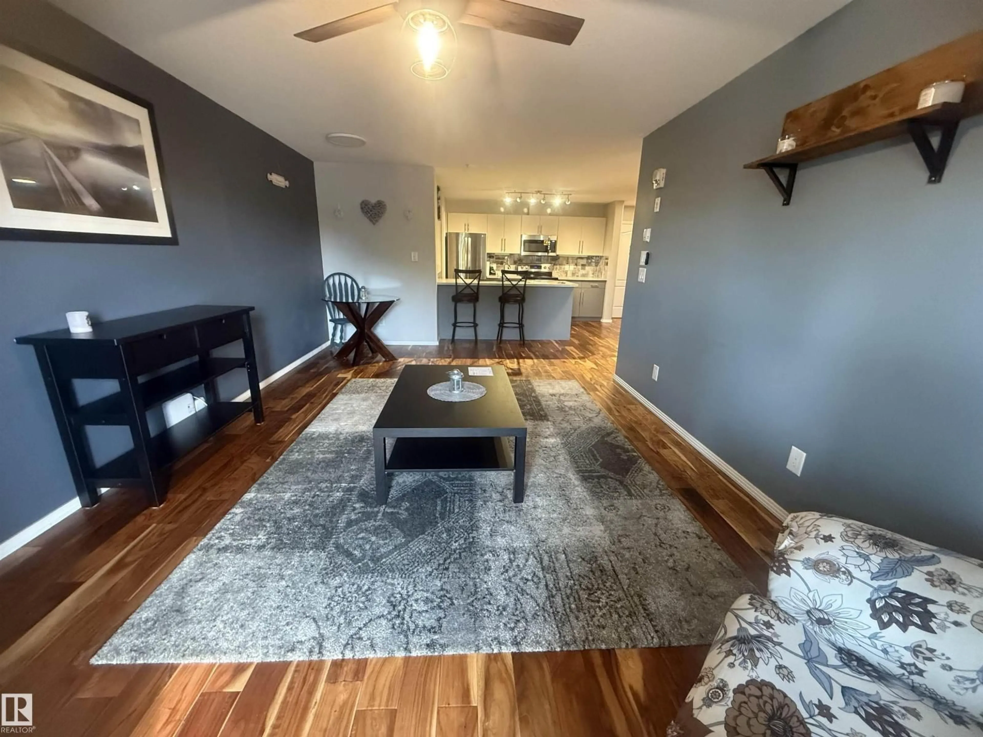 Living room with furniture, unknown for 230 592 HOOKE RD NW, Edmonton Alberta T5A5H2