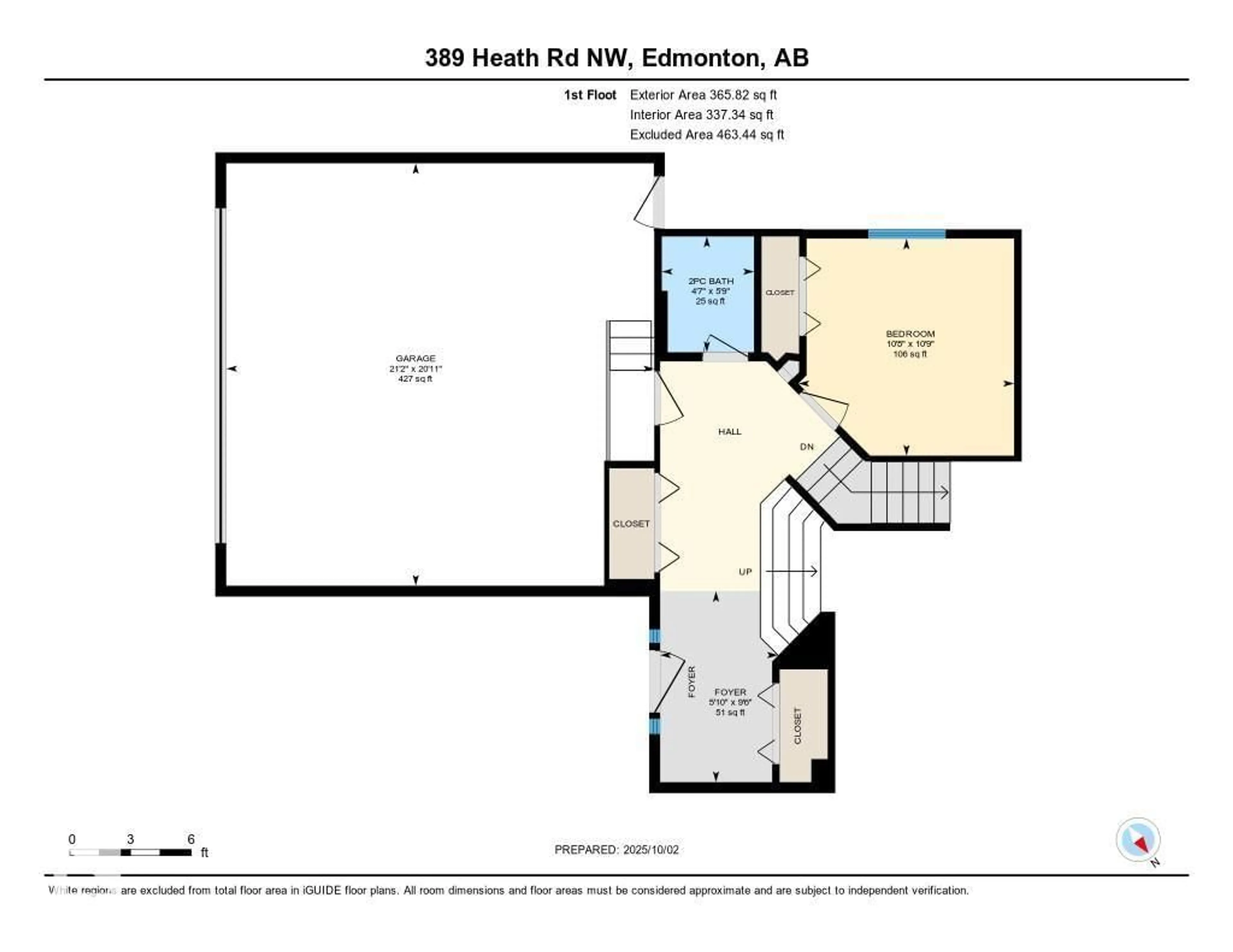 Floor plan for 389 HEATH RD, Edmonton Alberta T6R2T8