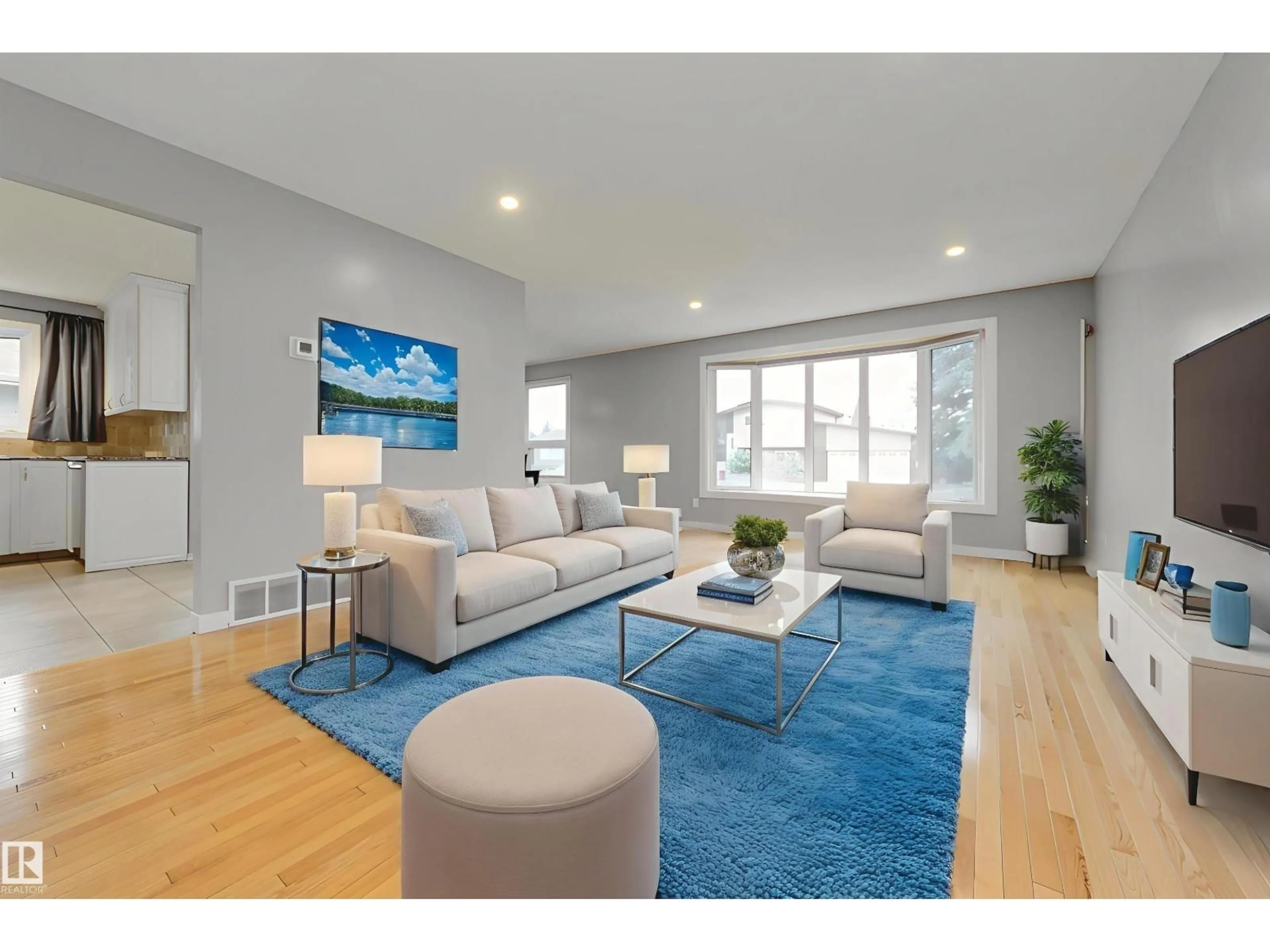 Living room with furniture, unknown for 14615 29A ST NW, Edmonton Alberta T5Y2E4