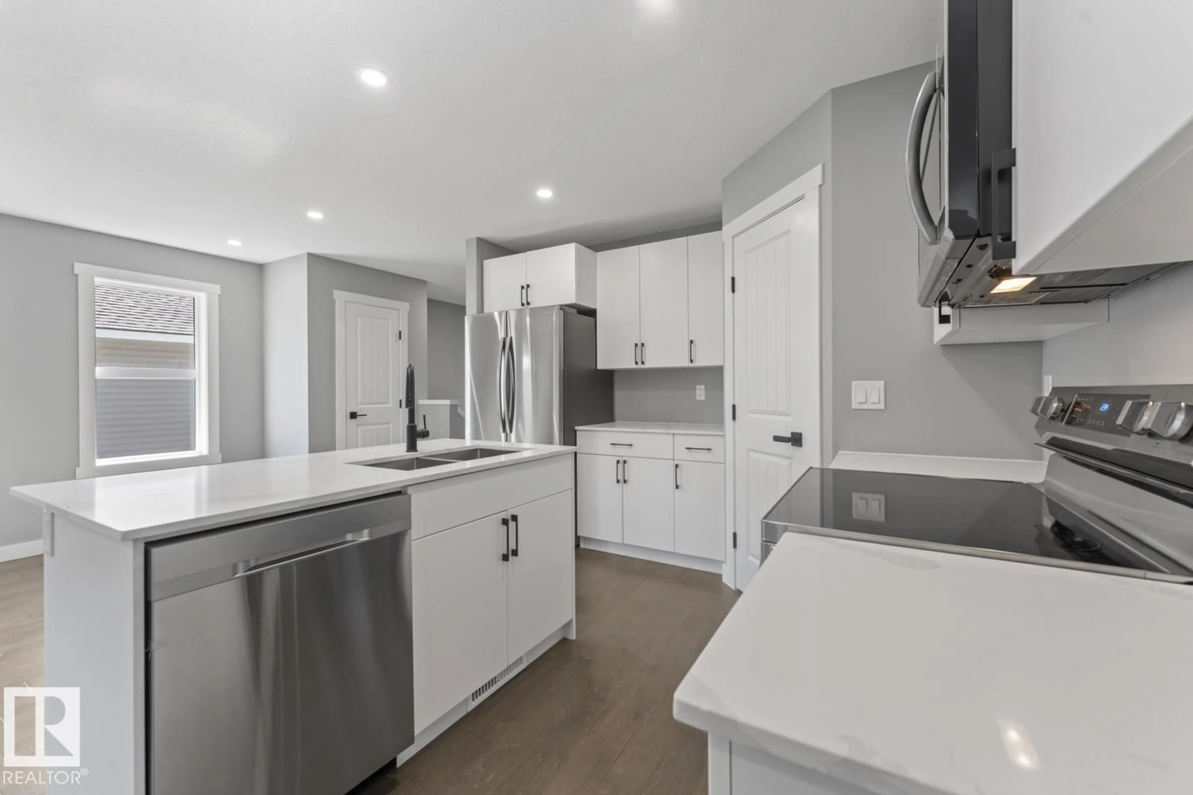 Open concept kitchen, ceramic/tile floor for 6823B TRI CITY WY, Cold Lake Alberta T9M0L3