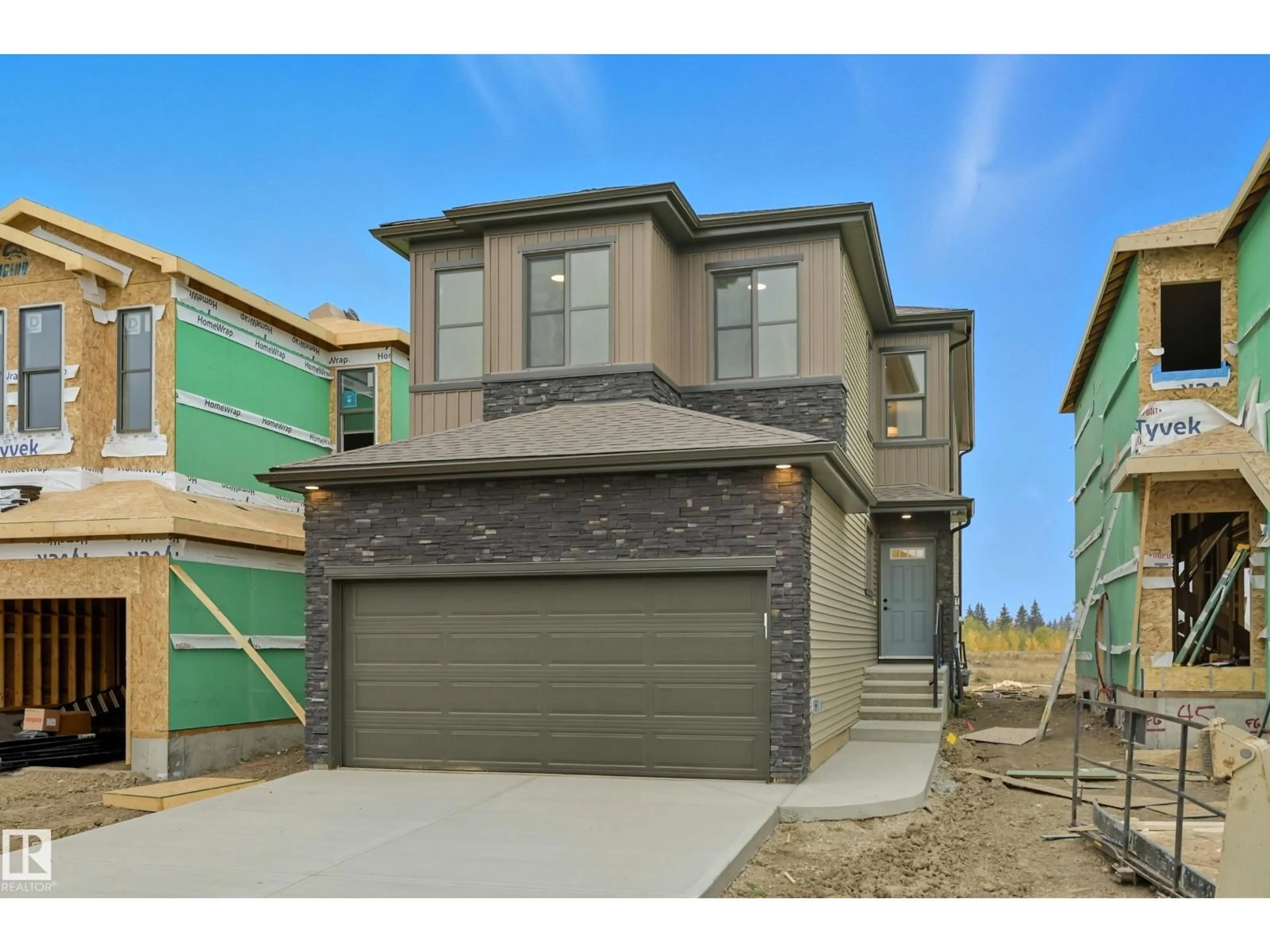 Home with brick exterior material, street for 43 GABLE CM, Spruce Grove Alberta T7X4E6