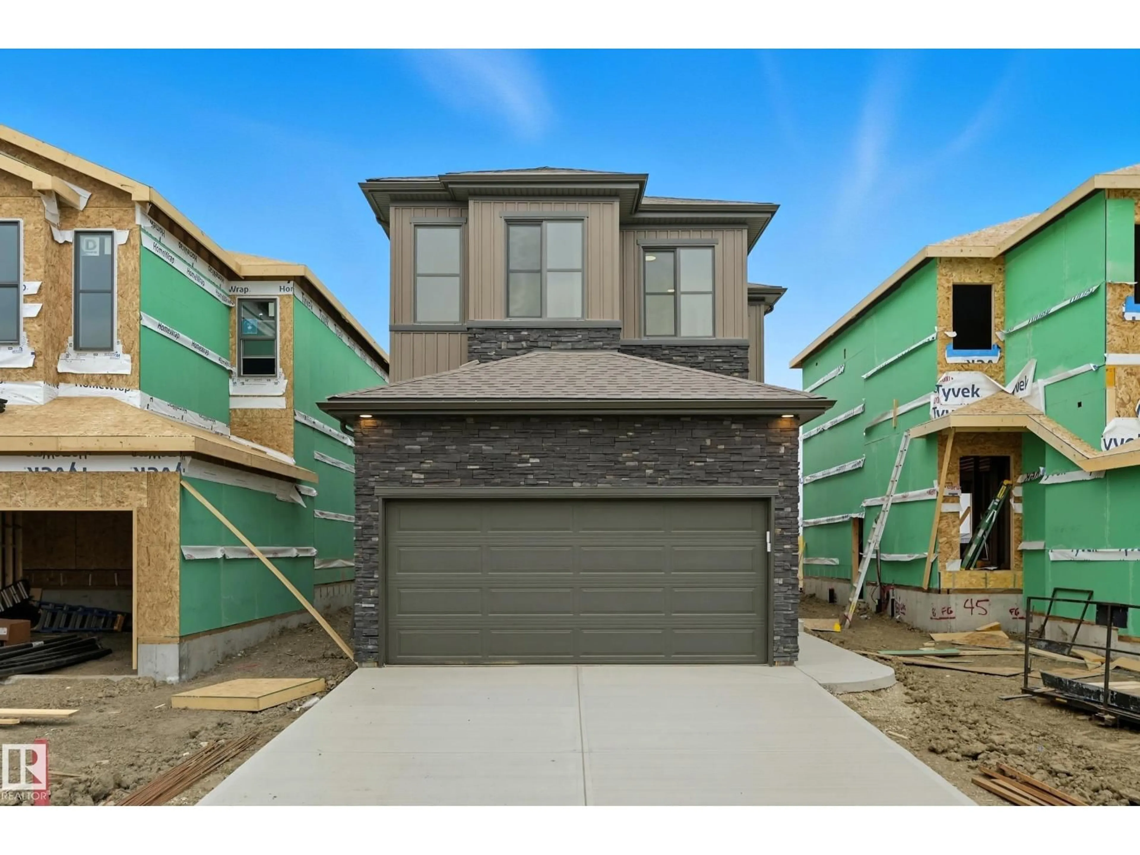 Home with brick exterior material, street for 43 GABLE CM, Spruce Grove Alberta T7X4E6