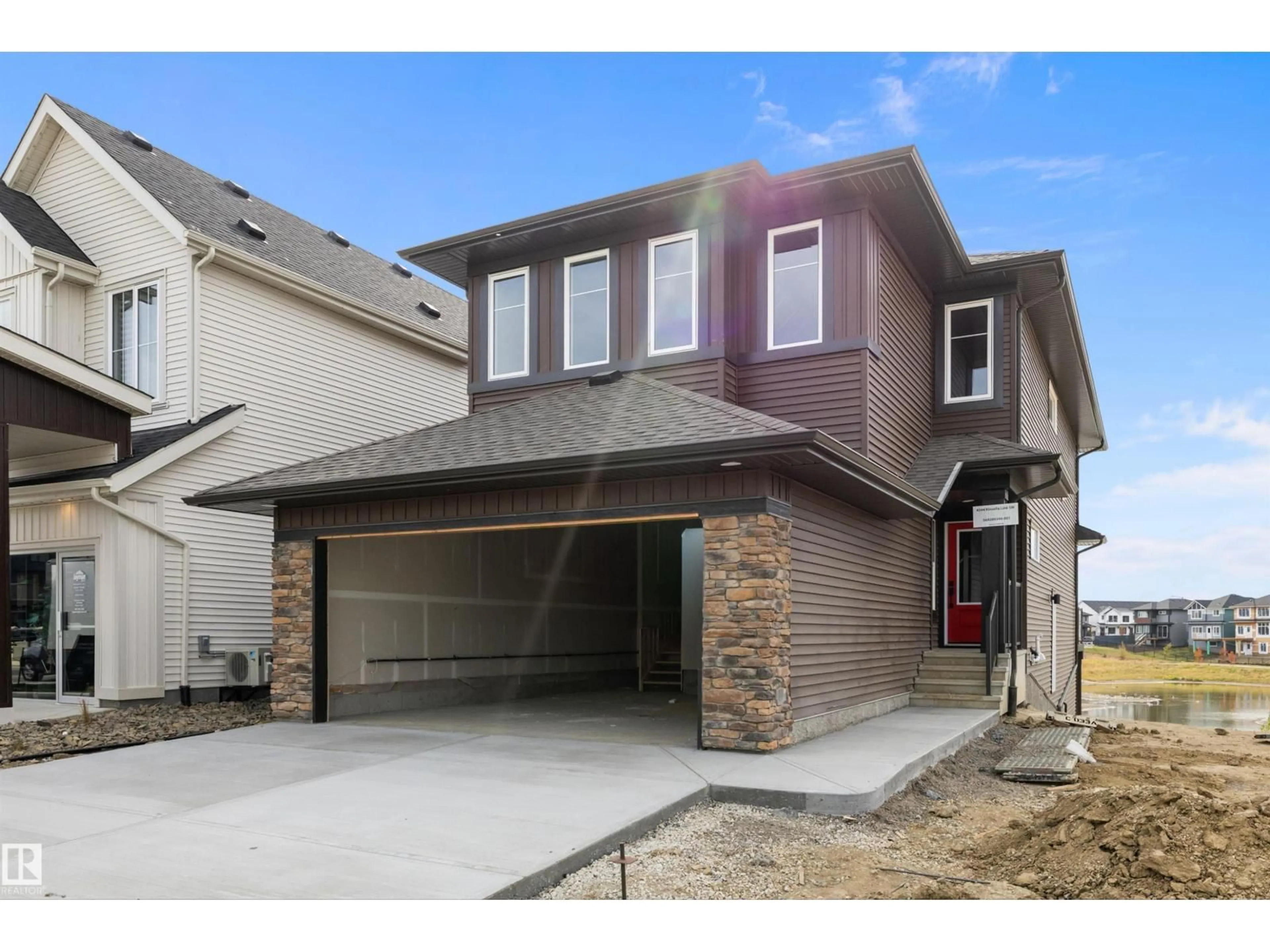 Home with brick exterior material, street for SW - 4544 KINSELLA LI, Edmonton Alberta T6W5G4