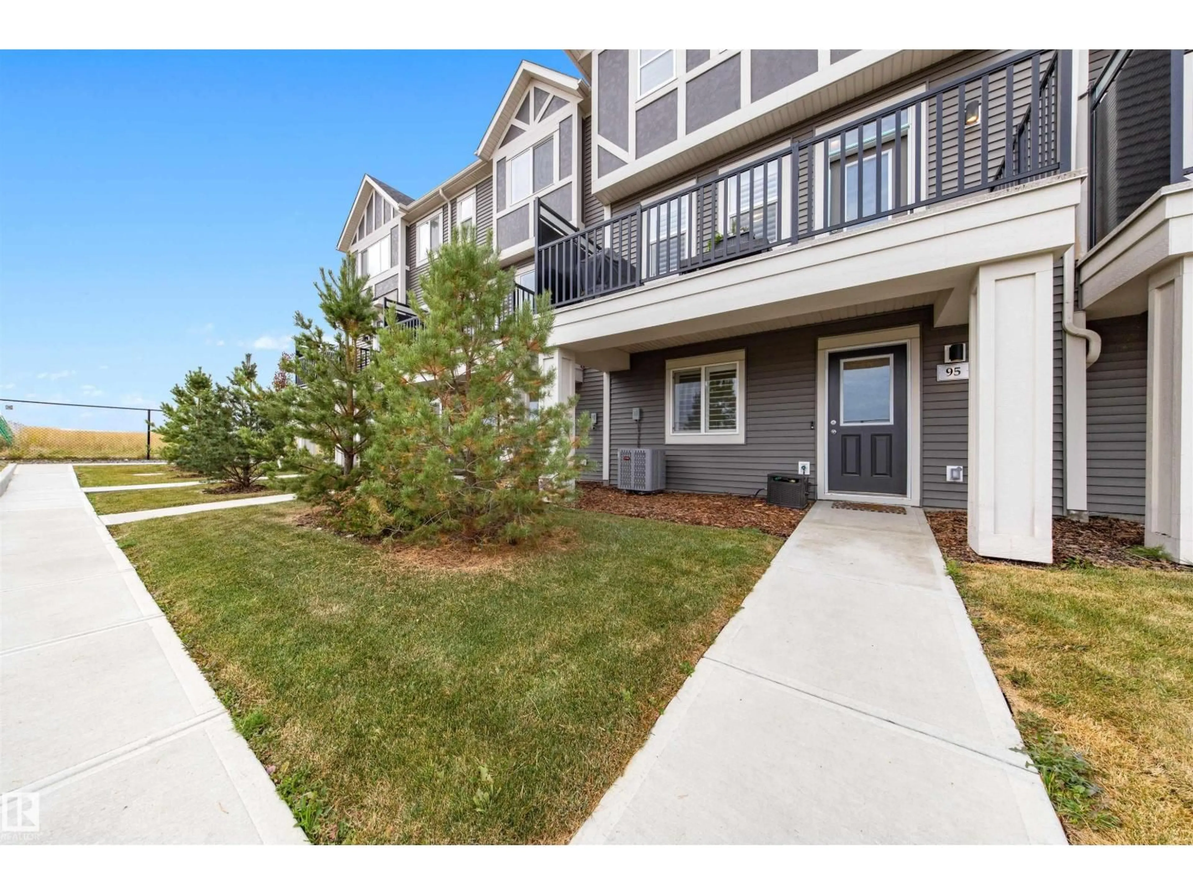 A pic from outside/outdoor area/front of a property/back of a property/a pic from drone, unknown for #95 - 2072 WONNACOTT WY, Edmonton Alberta T6X2V7