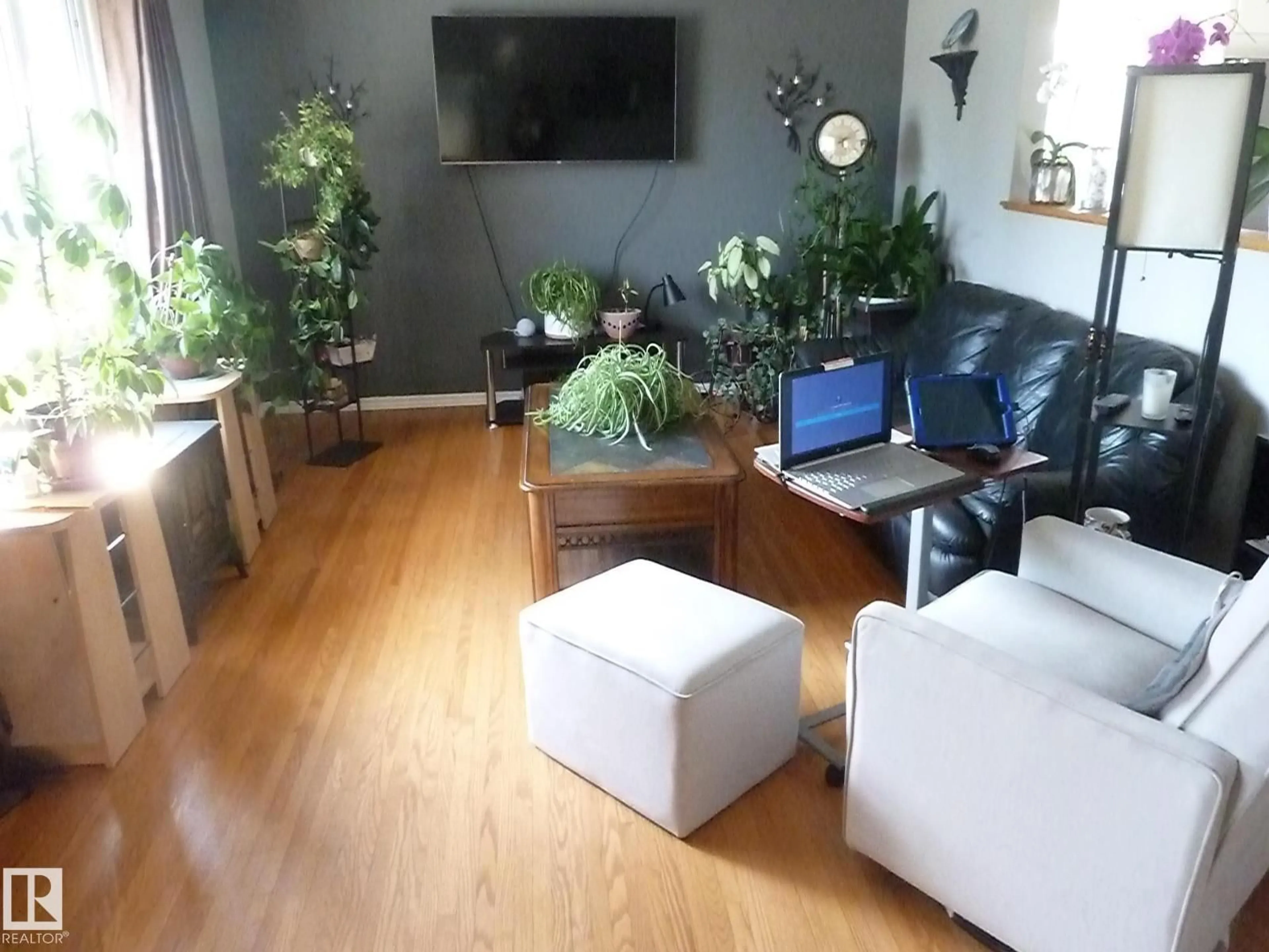 Living room with furniture, unknown for 12836 107 ST NW, Edmonton Alberta T5E4V3