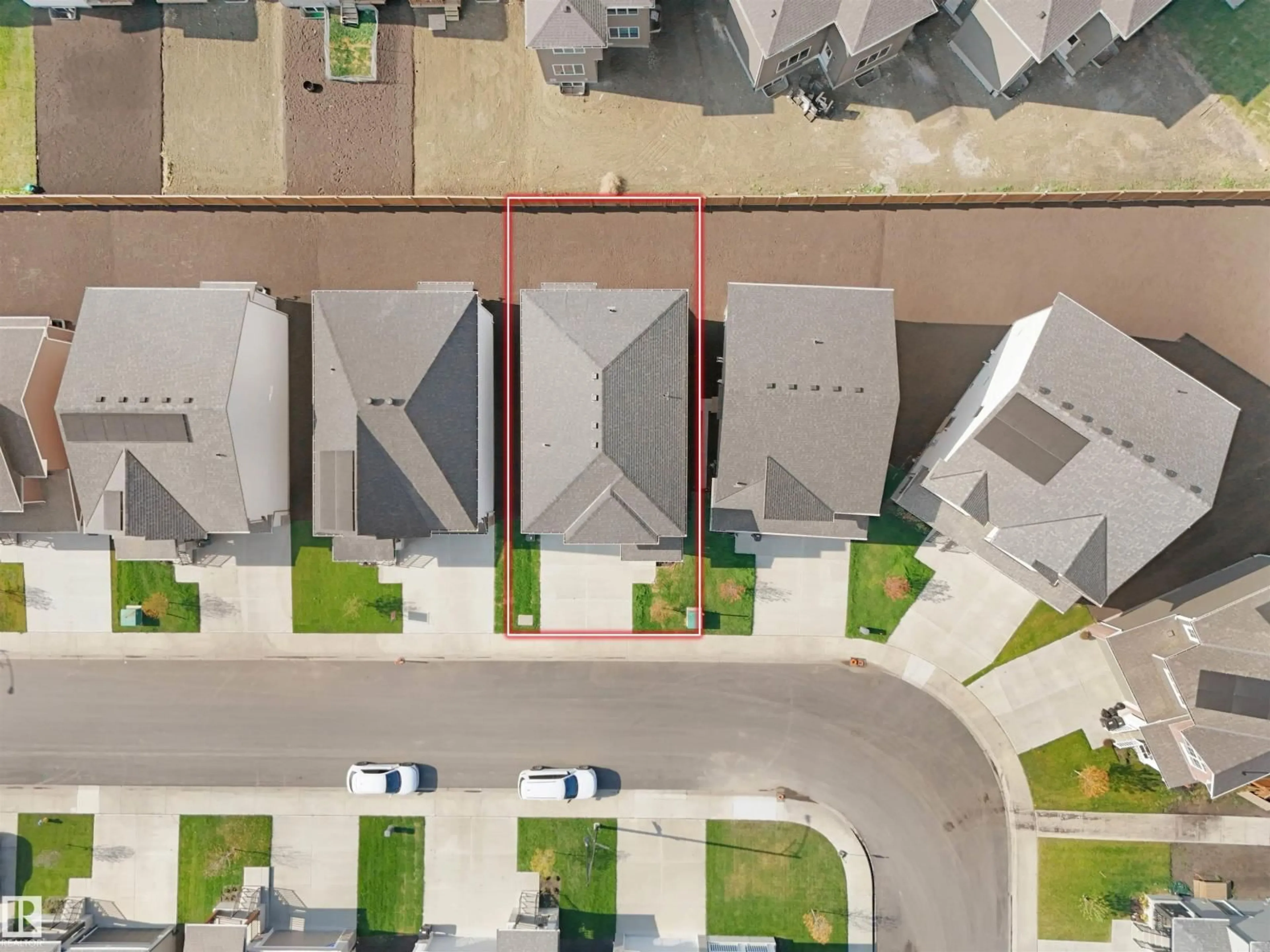 A pic from outside/outdoor area/front of a property/back of a property/a pic from drone, street for NW - 2124 209 ST, Edmonton Alberta T6M2X6