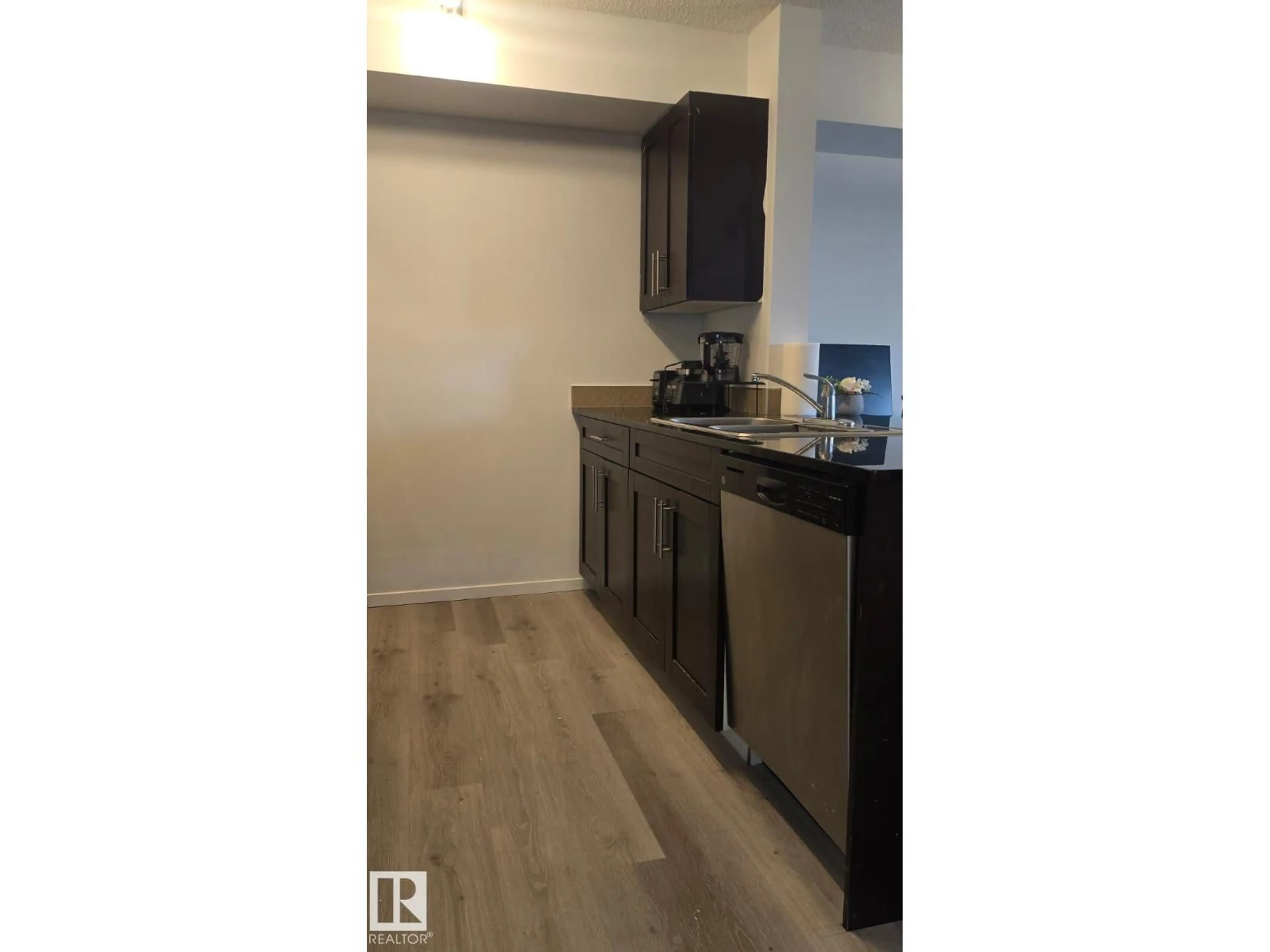 Standard kitchen, wood/laminate floor for 218 - 1510 WATT DRIVE SW, Edmonton Alberta T6X1A3