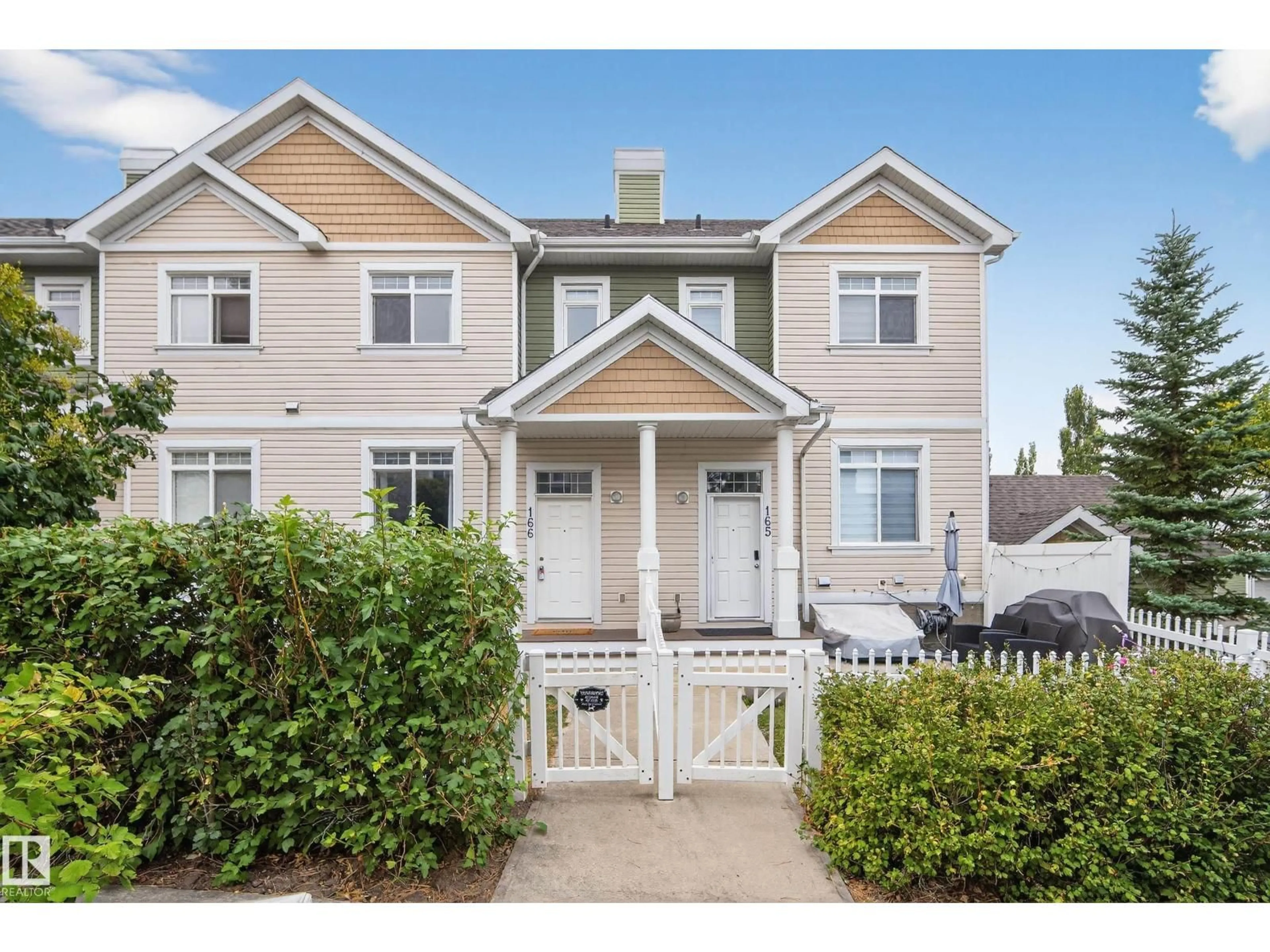 Home with vinyl exterior material, street for 166 - 1804 70 ST, Edmonton Alberta T6X0H4