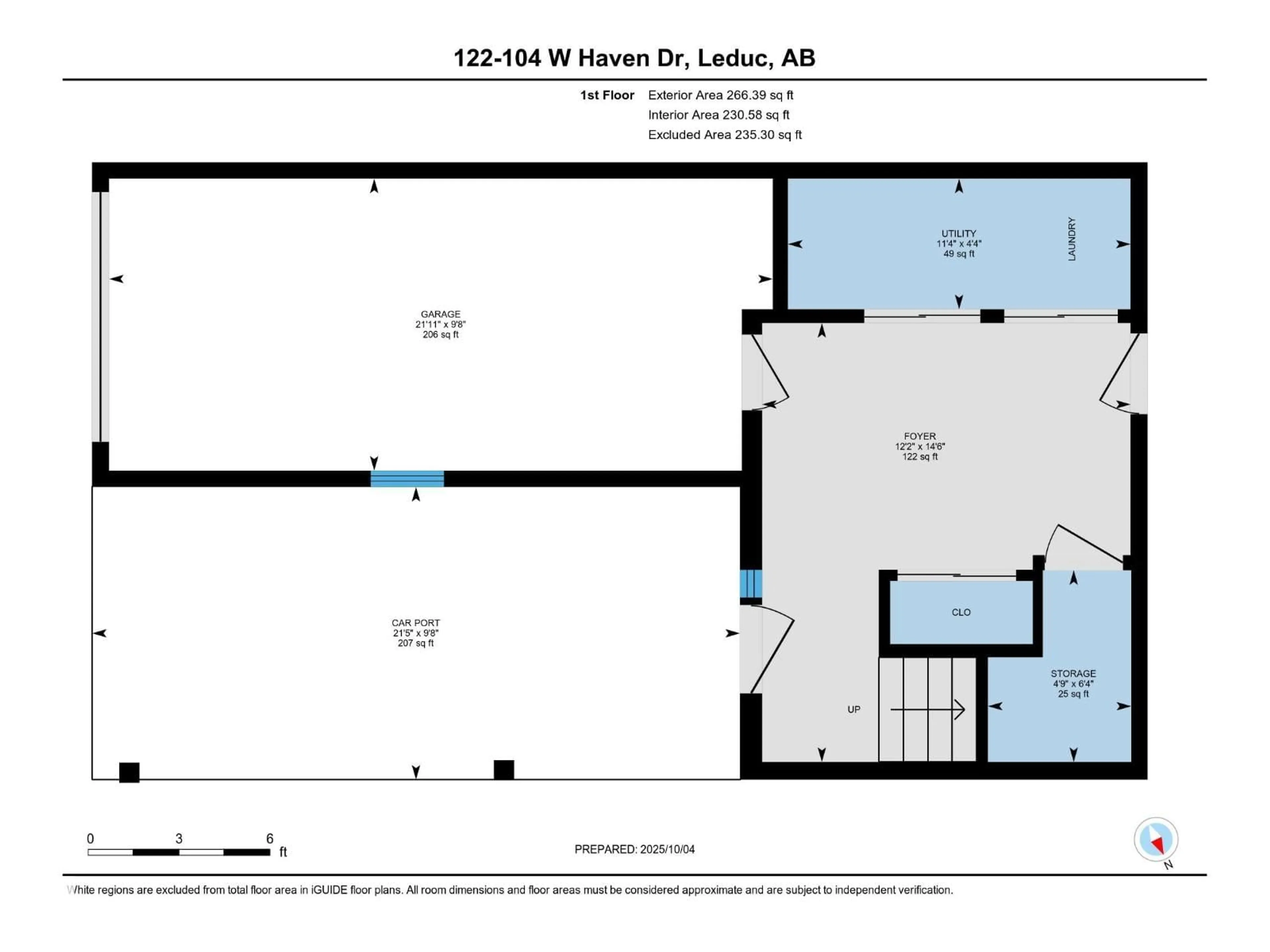 Floor plan for 122 104 WEST HAVEN DR, Leduc Alberta T9E0N9