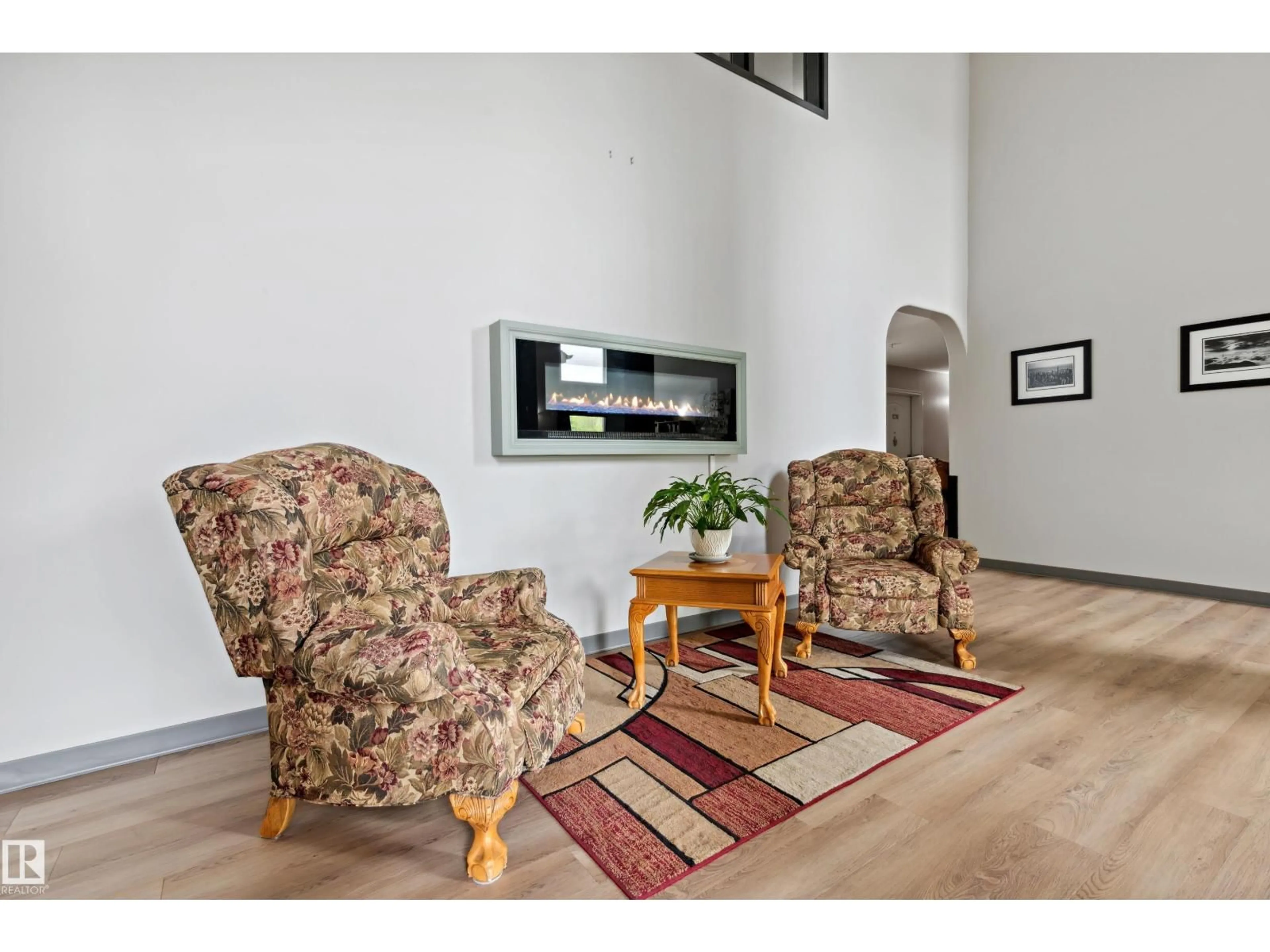 Living room with furniture, unknown for #305 - 9995 93 AV, Fort Saskatchewan Alberta T8L1N5