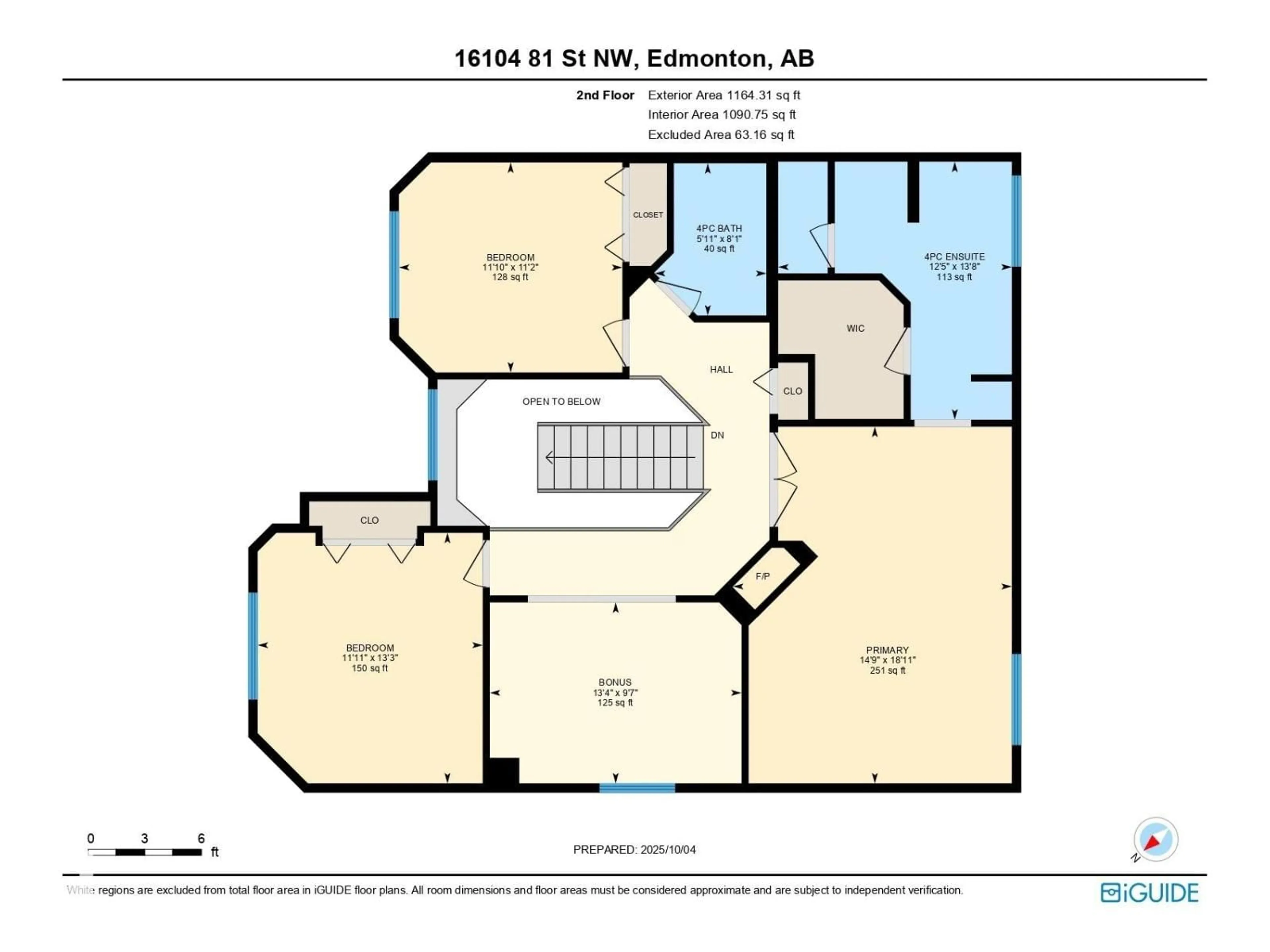 Floor plan for NW - 16104 81 ST, Edmonton Alberta T5Z3E4