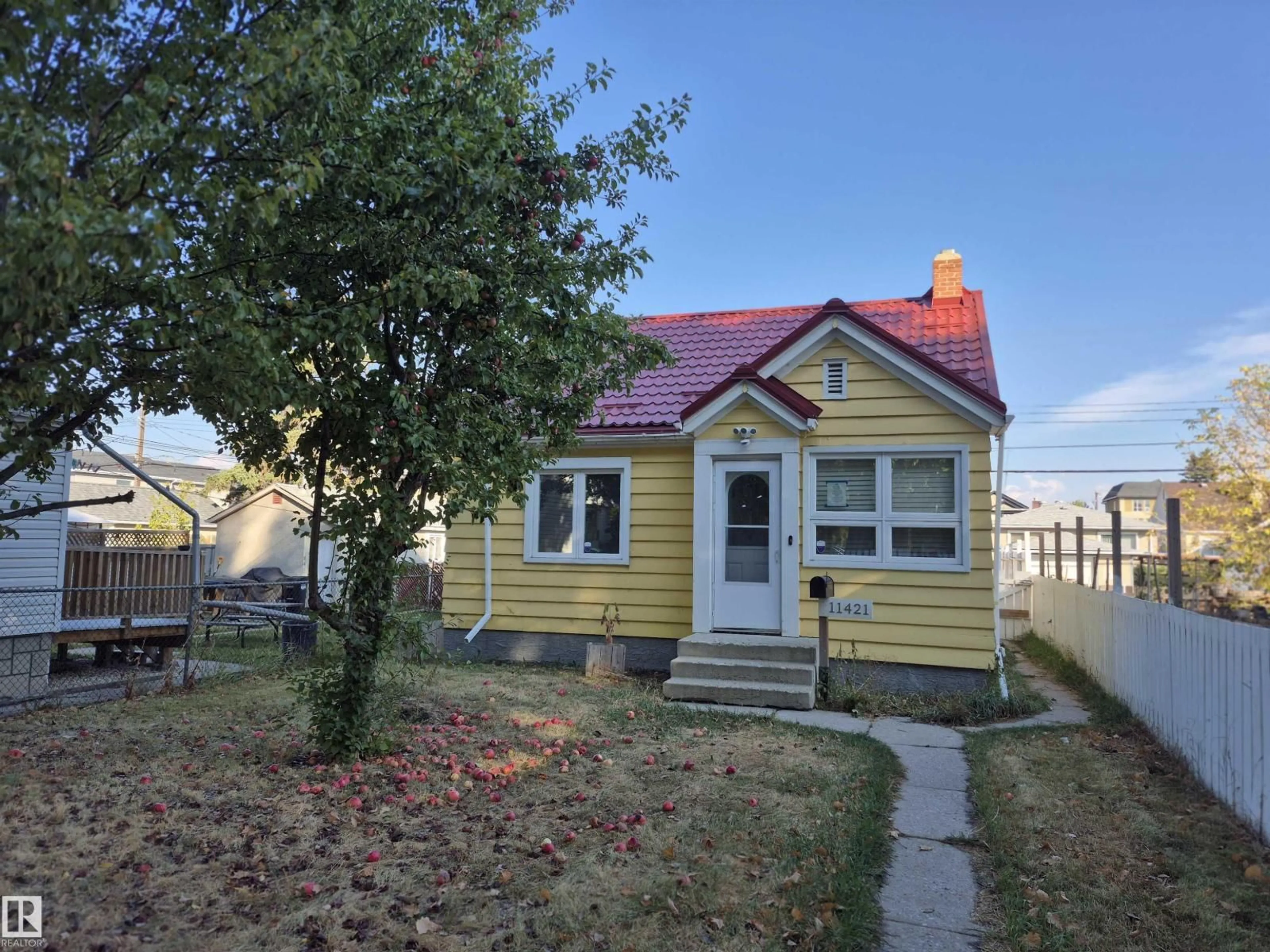 A pic from outside/outdoor area/front of a property/back of a property/a pic from drone, street for 11421 83 ST, Edmonton Alberta T5B2Y4