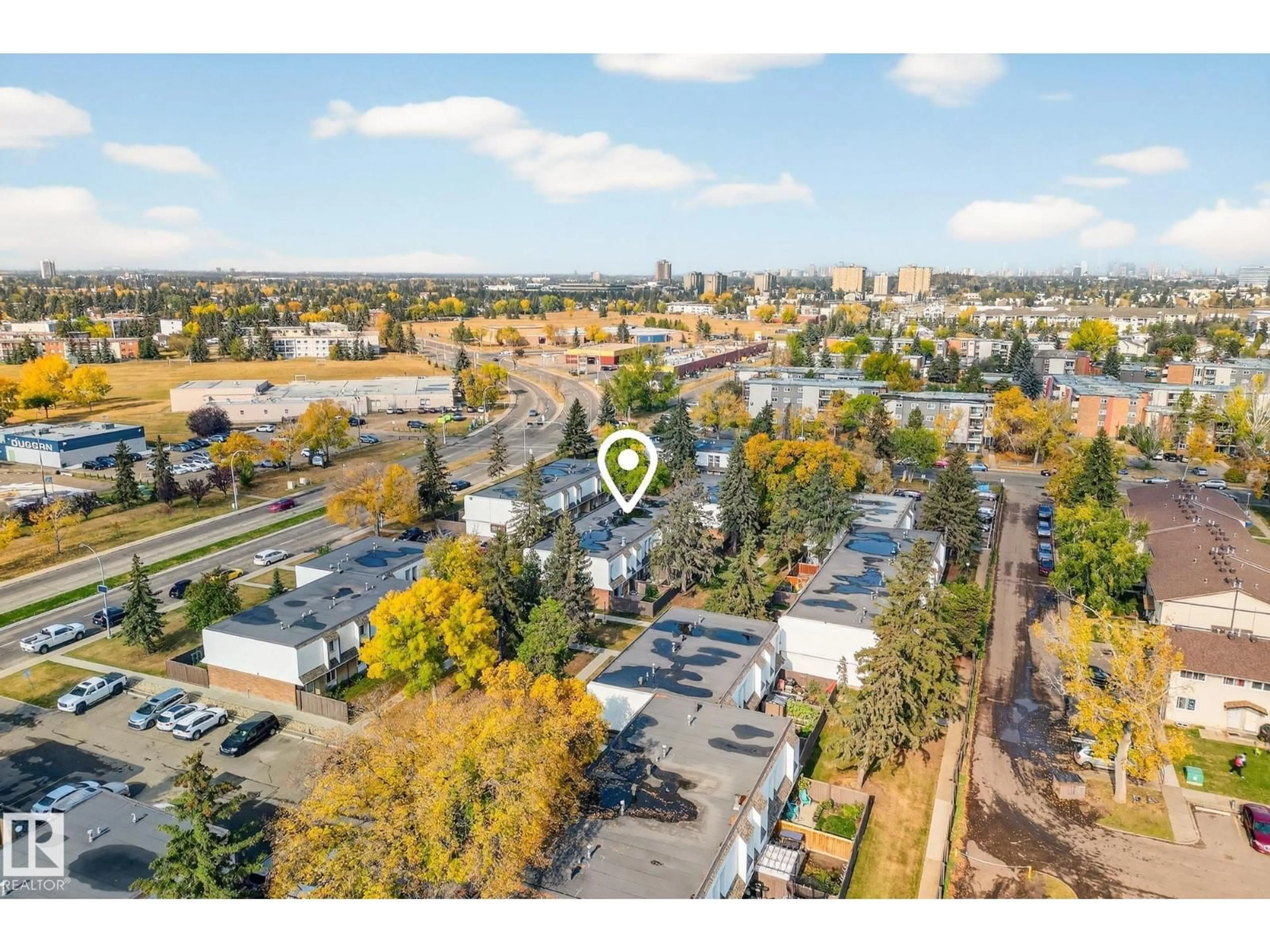 A pic from outside/outdoor area/front of a property/back of a property/a pic from drone, unknown for H5 - 1 GARDEN GROVE GV, Edmonton Alberta T6J2L3
