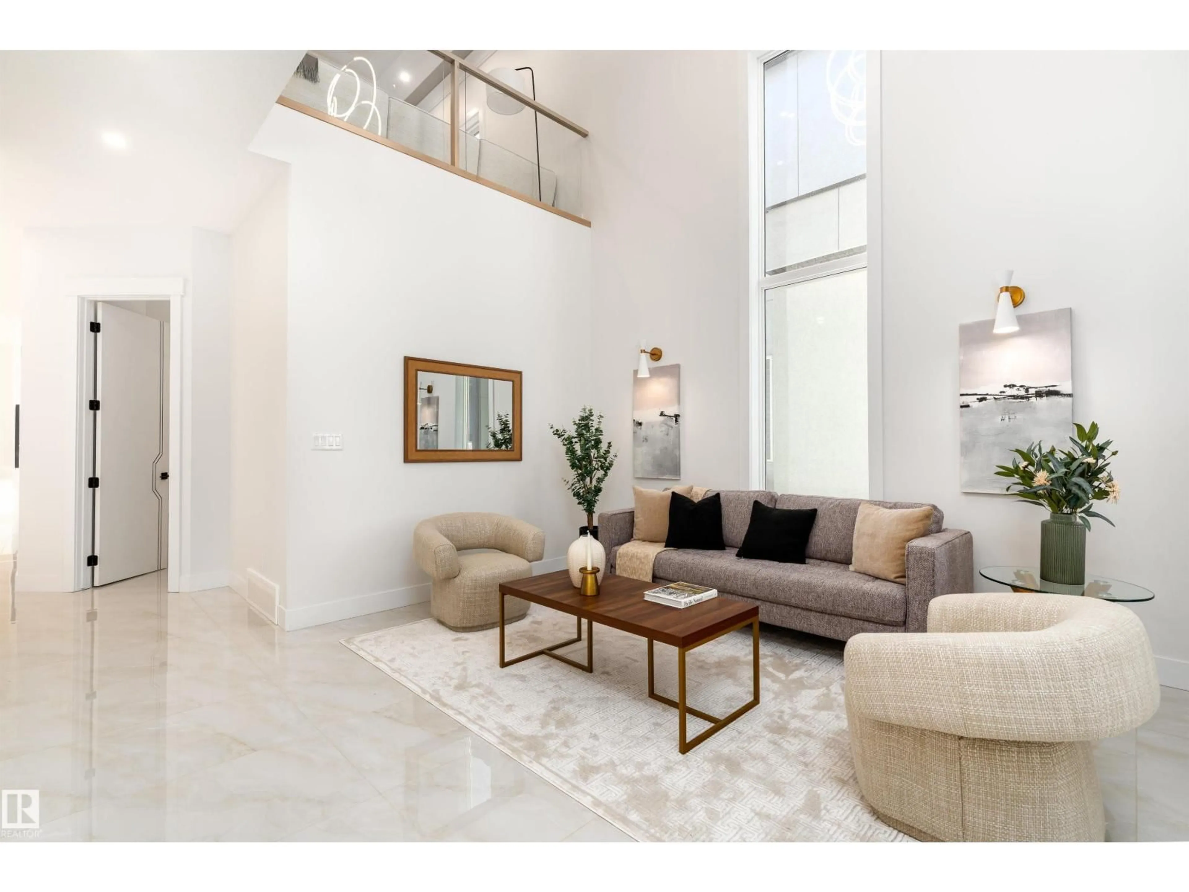 Living room with furniture, unknown for NE - 2637 64 AV, Rural Leduc County Alberta T4X2C1