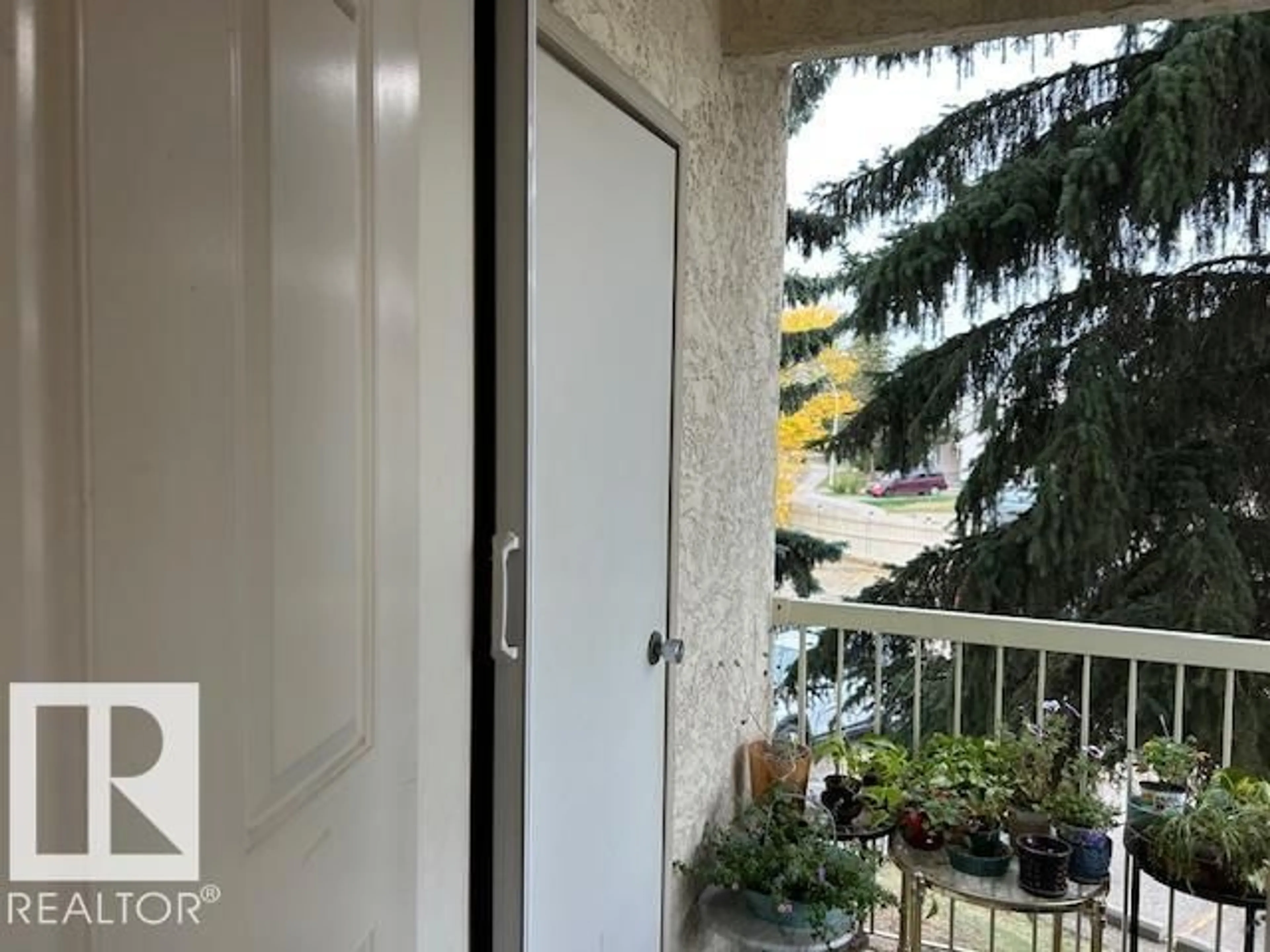 Balcony in the apartment, unknown for 215 - 18004 95 AV NW, Edmonton Alberta T5T5W3