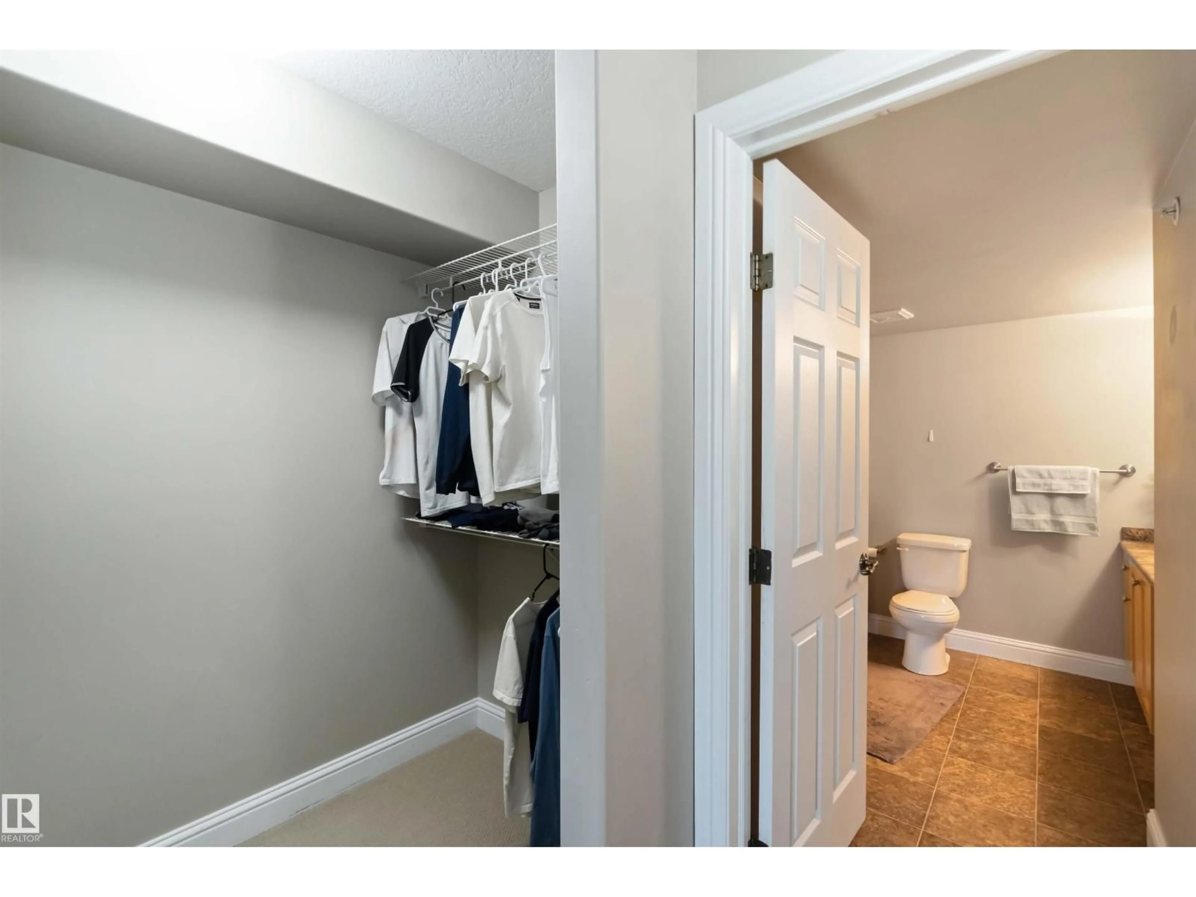Storage room or clothes room or walk-in closet for 210 - 13111 140 AV NW, Edmonton Alberta T6V0B1