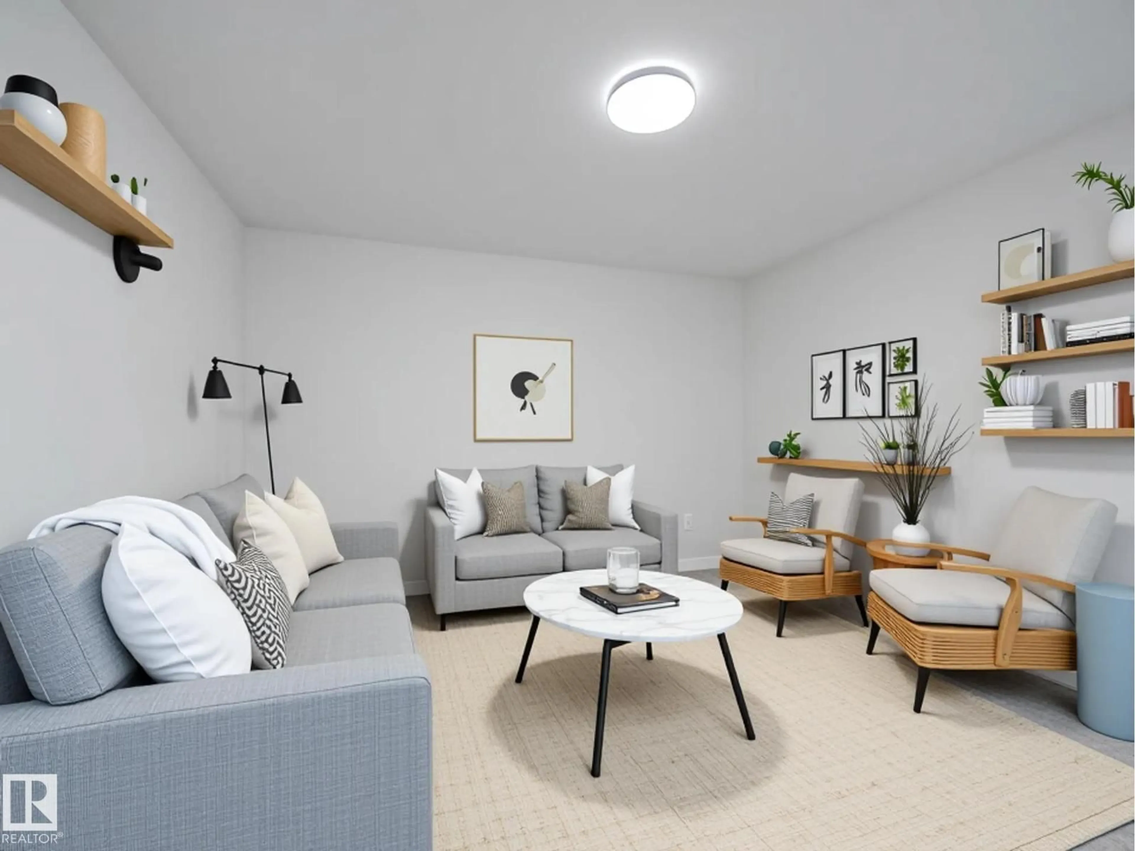 Living room with furniture, unknown for 17443 2 ST, Edmonton Alberta T5Y4G6