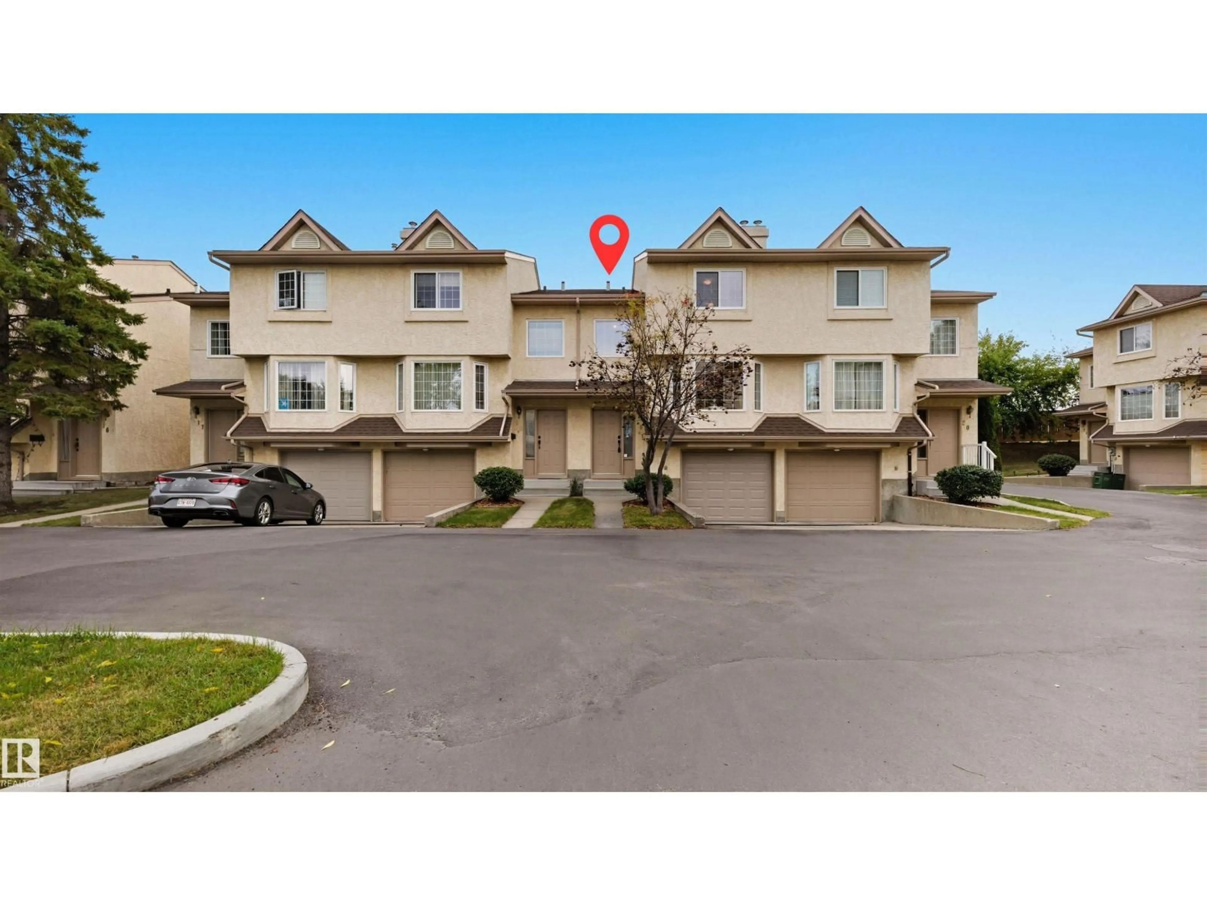 A pic from outside/outdoor area/front of a property/back of a property/a pic from drone, street for 19 - 3645 145 AVE, Edmonton Alberta T5Y2S3