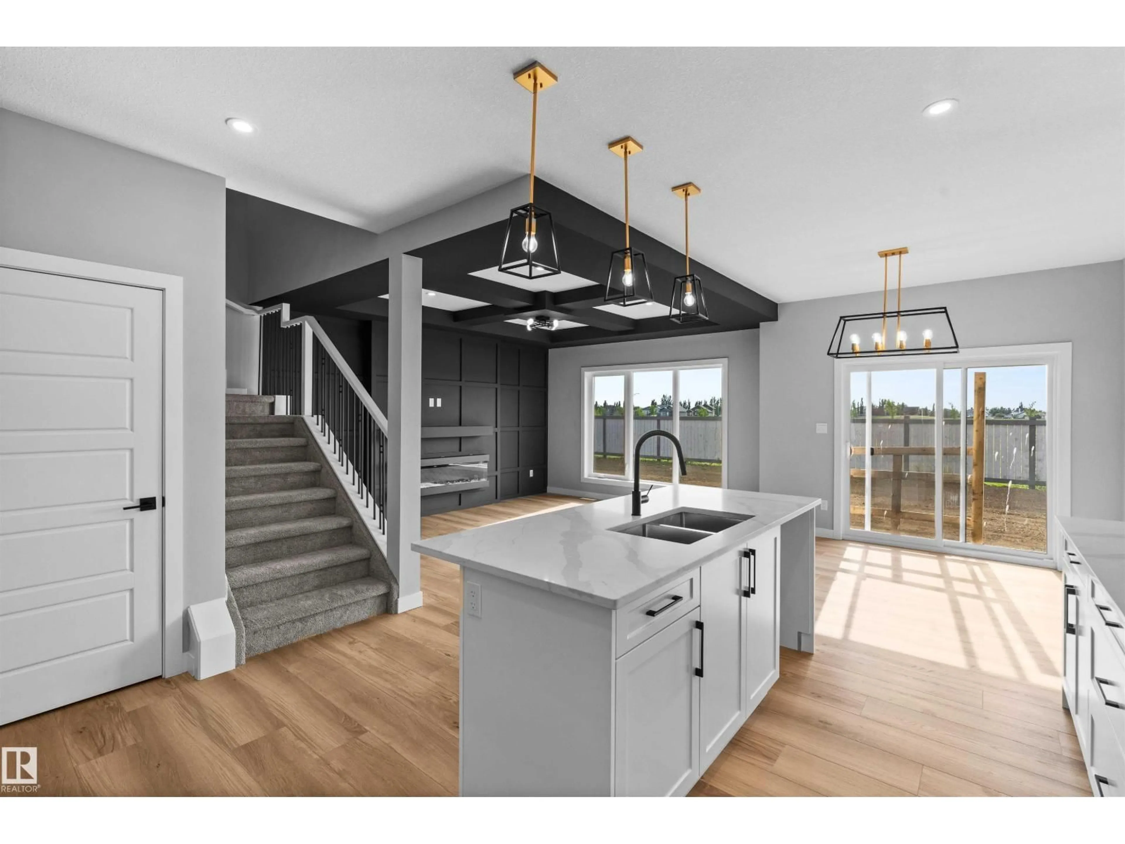 Open concept kitchen, unknown for 9613 89A ST, Morinville Alberta T8R0C5