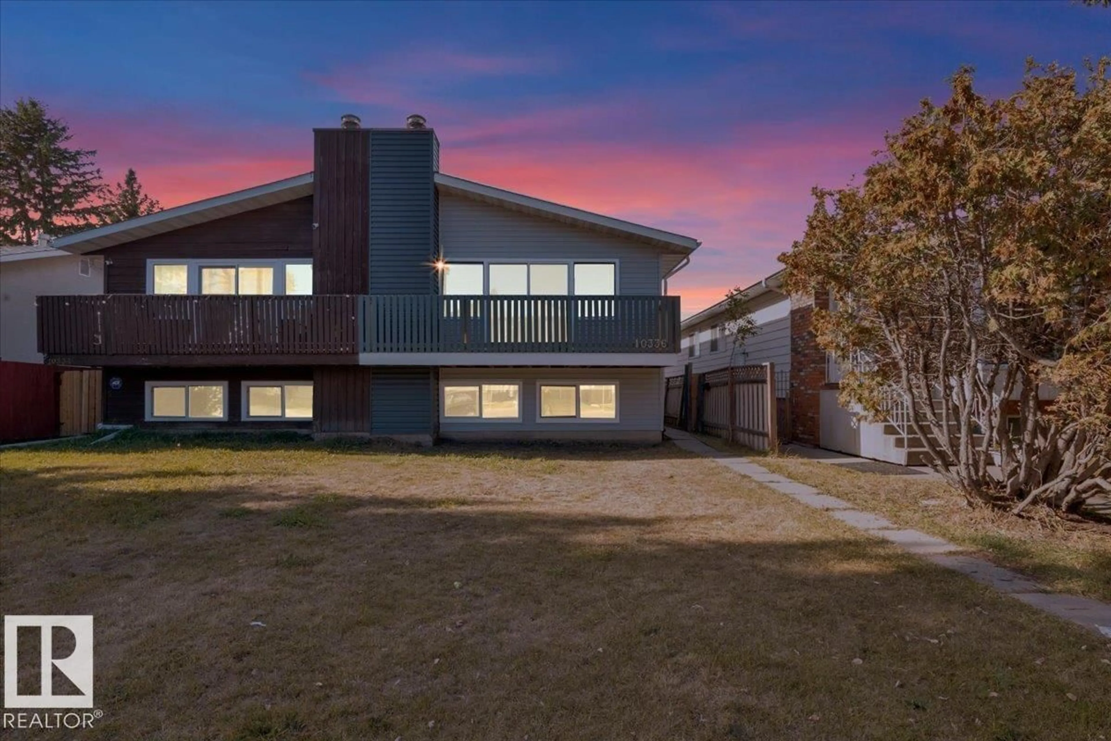 A pic from outside/outdoor area/front of a property/back of a property/a pic from drone, unknown for NW - 10336 154 ST, Edmonton Alberta T5P2H6