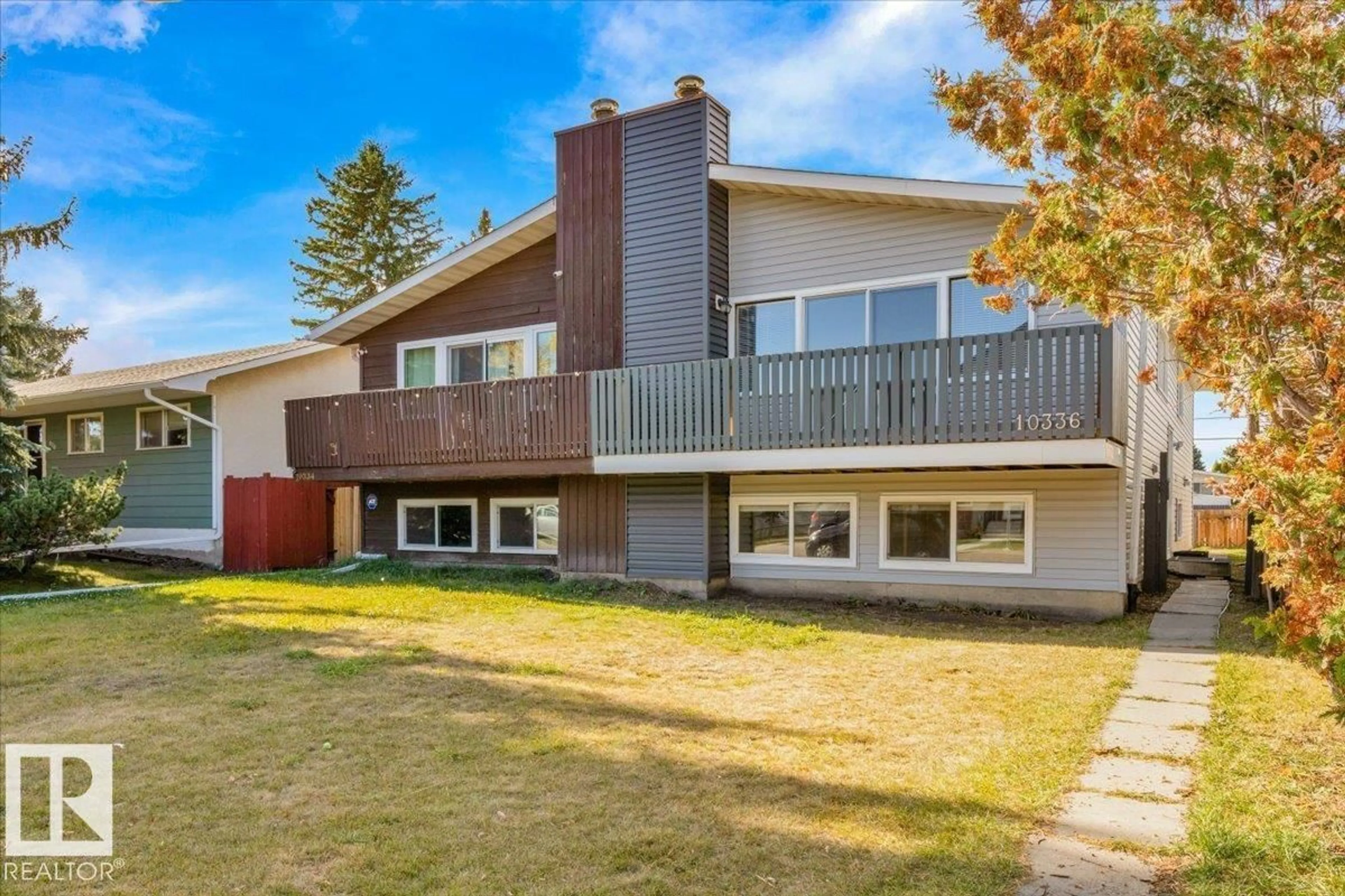 A pic from outside/outdoor area/front of a property/back of a property/a pic from drone, unknown for NW - 10336 154 ST, Edmonton Alberta T5P2H6