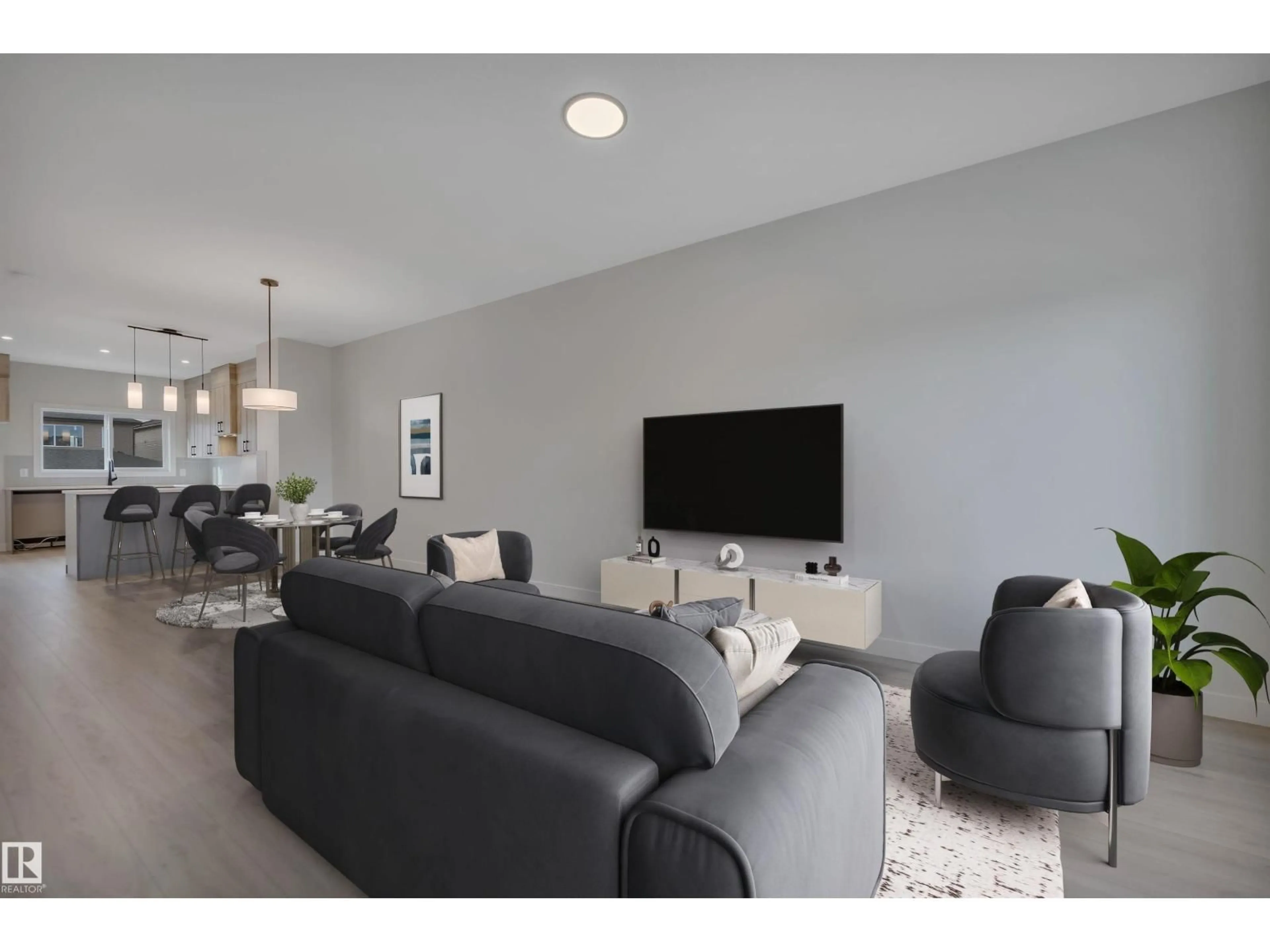 Living room with furniture, unknown for 207 WATTLE RD, Leduc Alberta T9E1L3