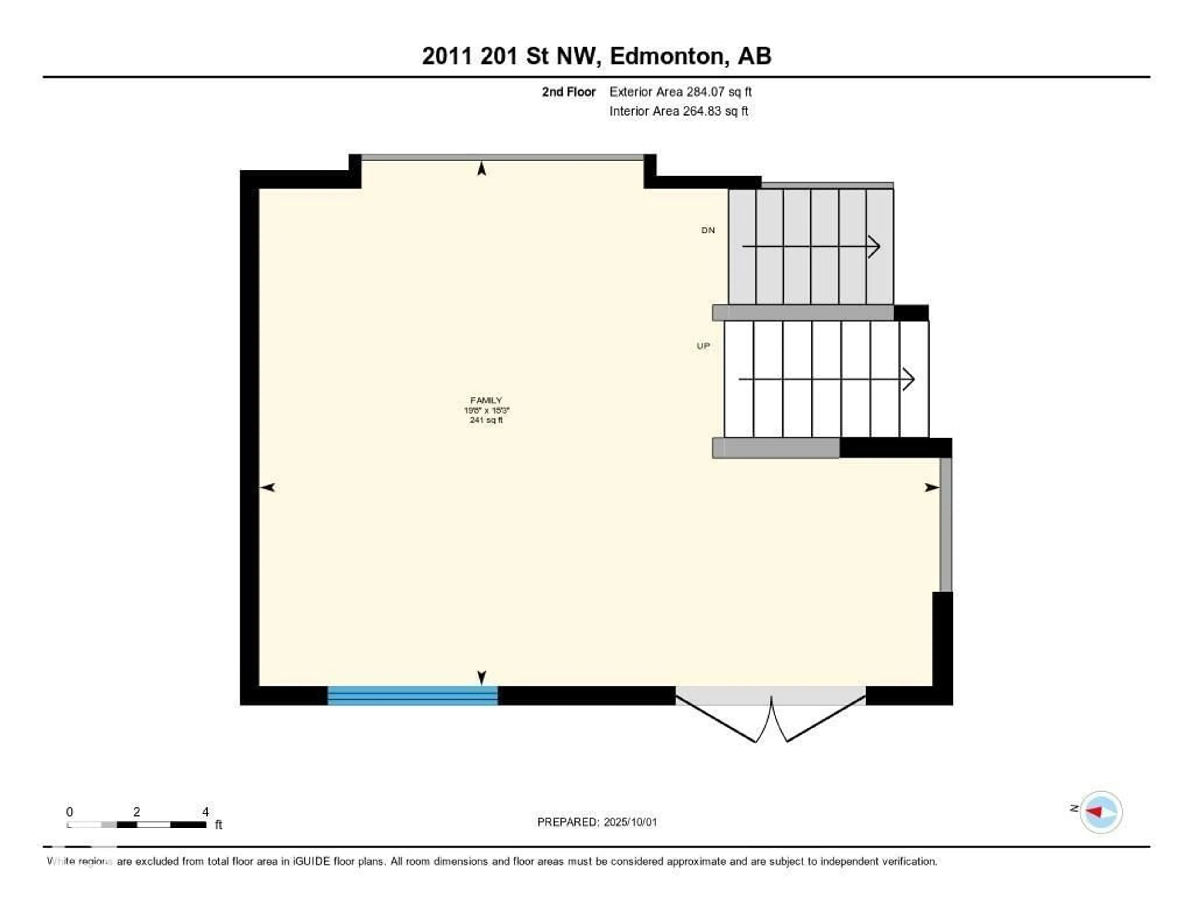 Floor plan for 2011 201 NW, Edmonton Alberta T6M0X6