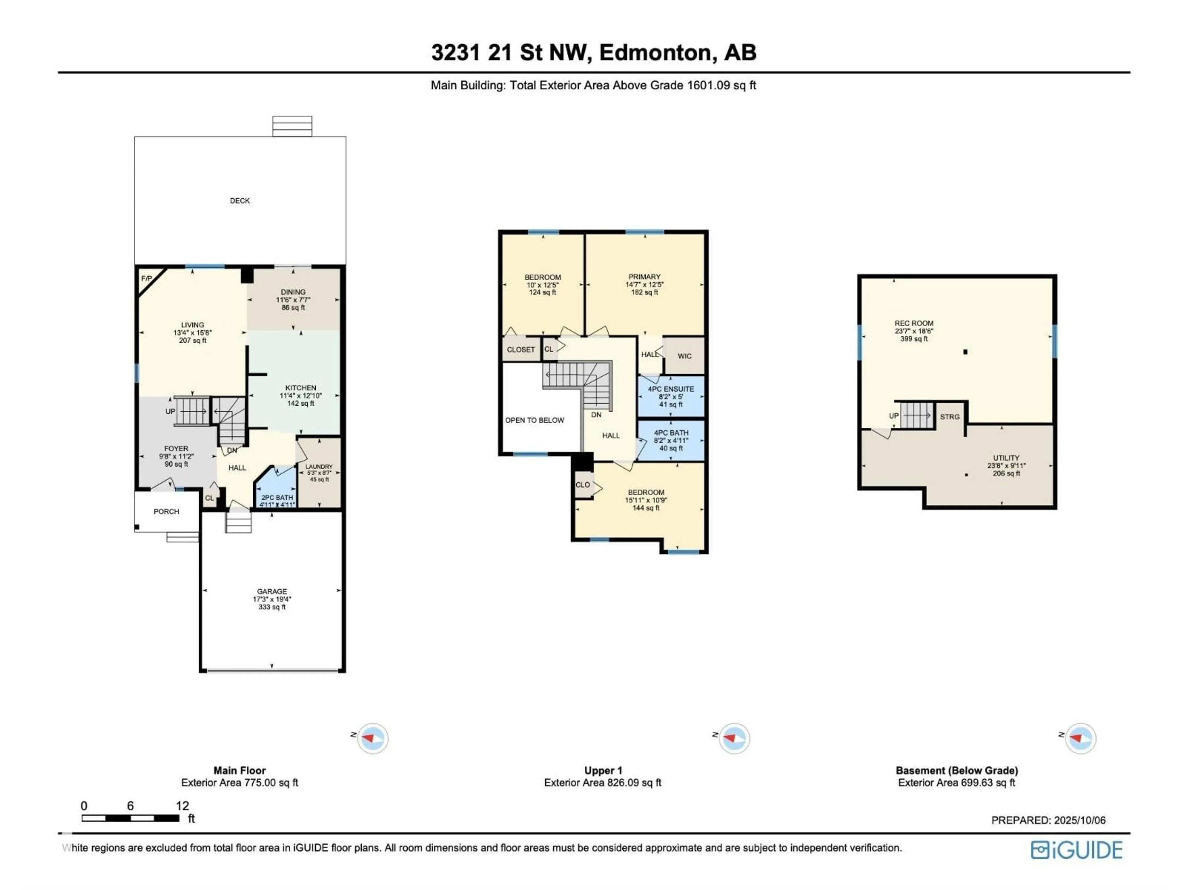 Floor plan for 3231 21 ST, Edmonton Alberta T6T0A9