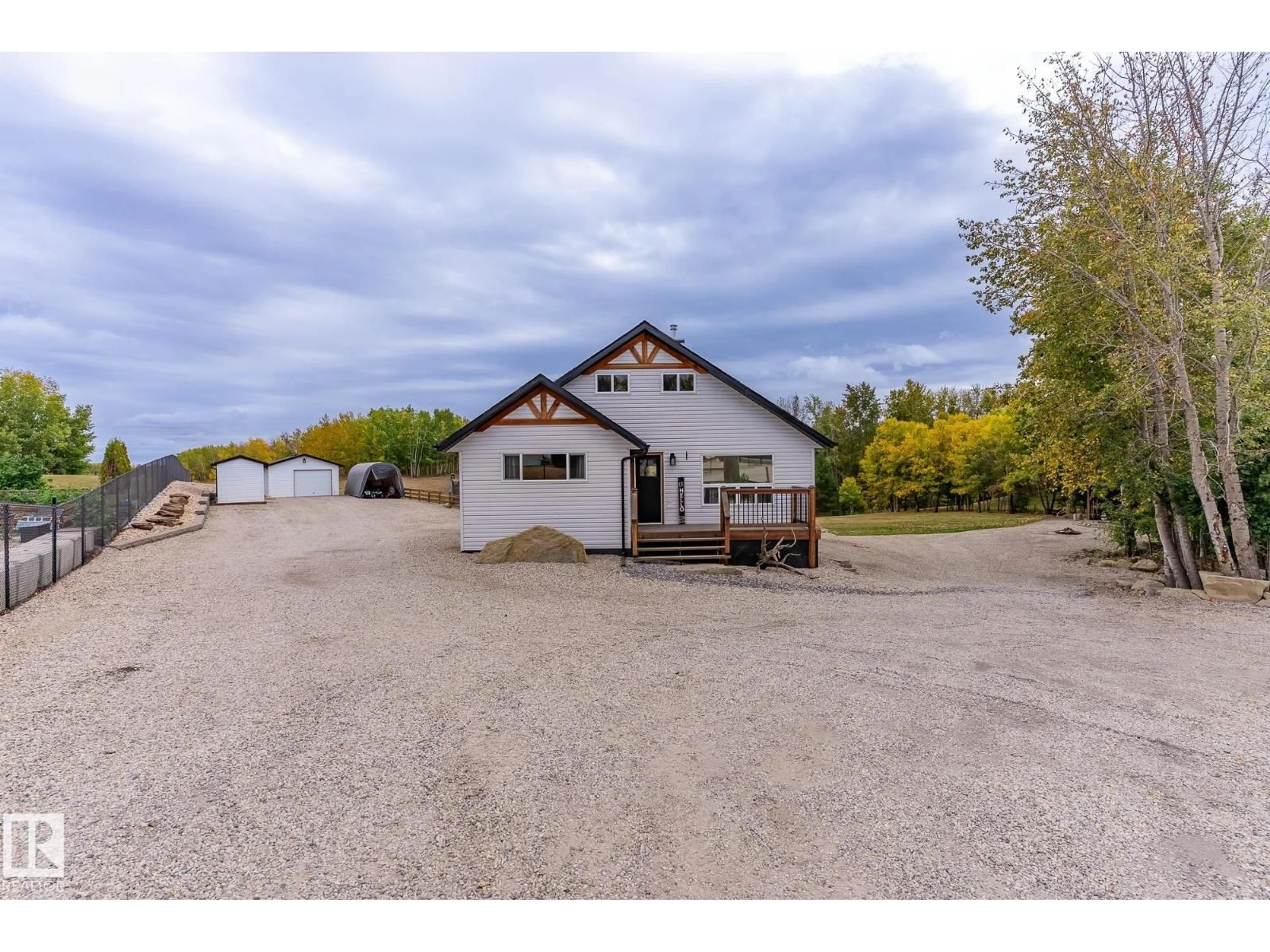 A pic from outside/outdoor area/front of a property/back of a property/a pic from drone, unknown for 105 52318 RGE ROAD 25, Rural Parkland County Alberta T7Y2M3