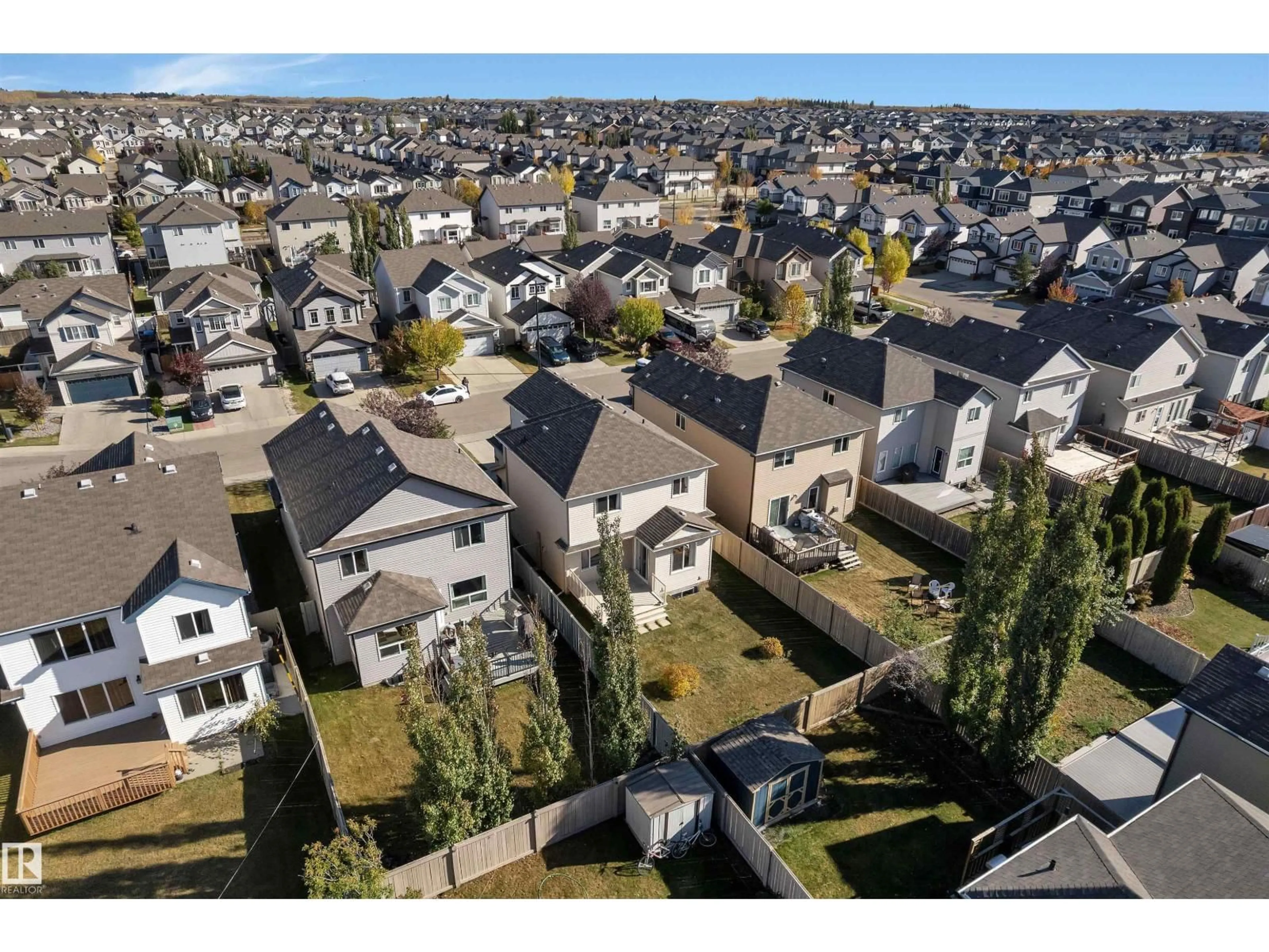 A pic from outside/outdoor area/front of a property/back of a property/a pic from drone, street for SW - 1720 59 ST, Edmonton Alberta T6X0W5