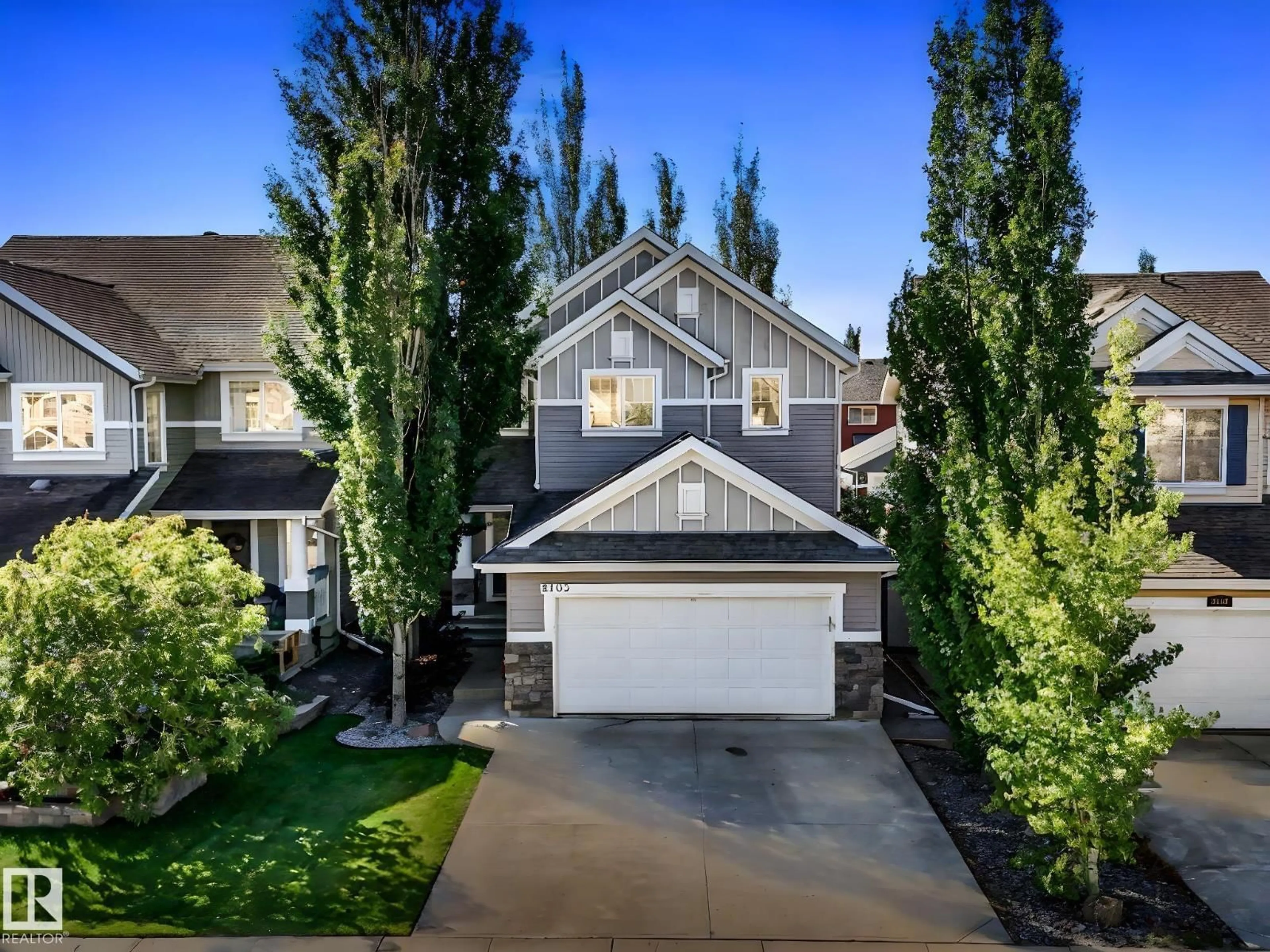 A pic from outside/outdoor area/front of a property/back of a property/a pic from drone, street for 8103 16A AV, Edmonton Alberta T6X0H8