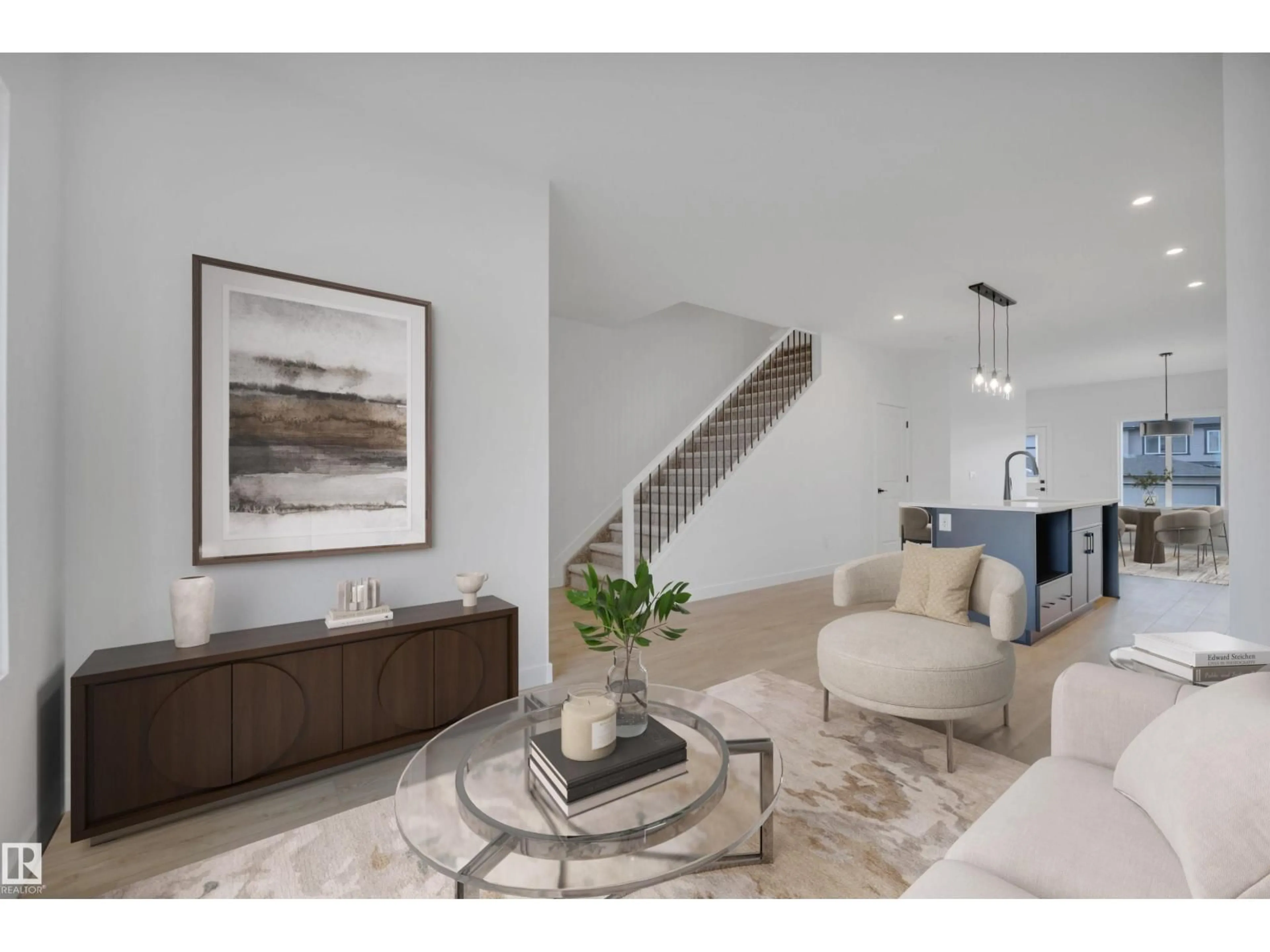 Living room with furniture, unknown for 203 WATTLE RD, Leduc Alberta T9E1L3