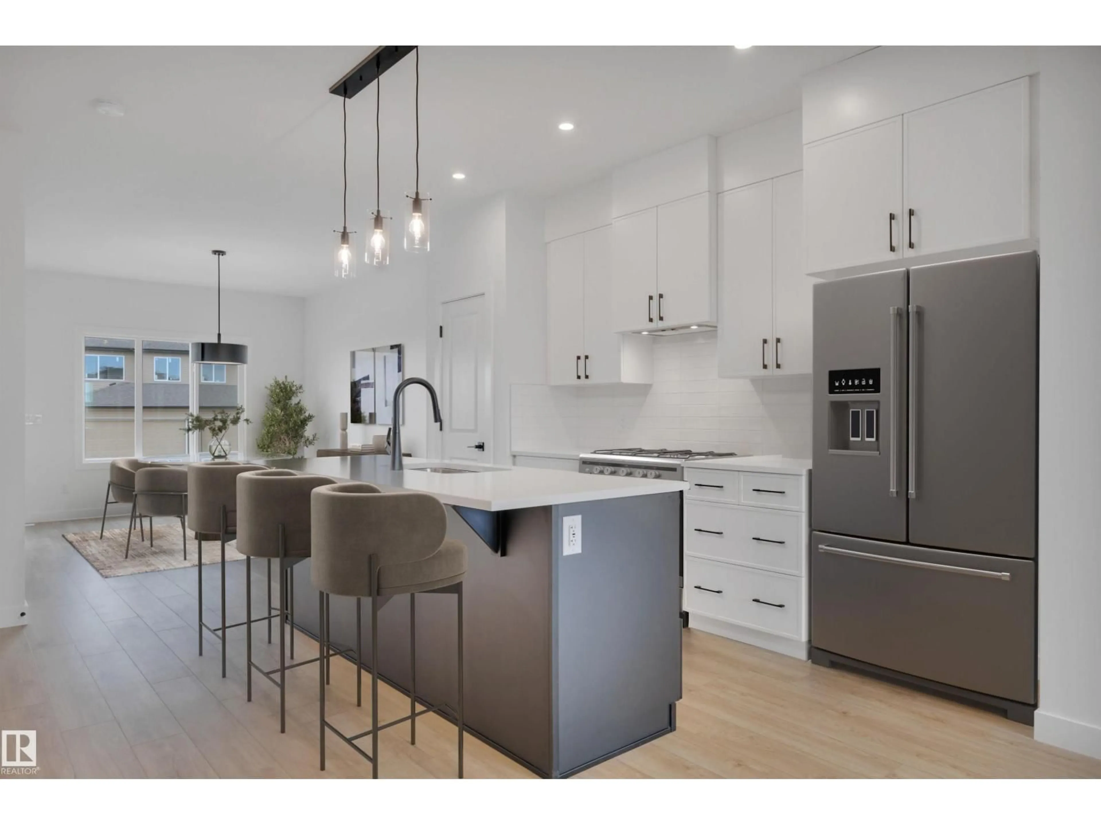 Open concept kitchen, unknown for 203 WATTLE RD, Leduc Alberta T9E1L3