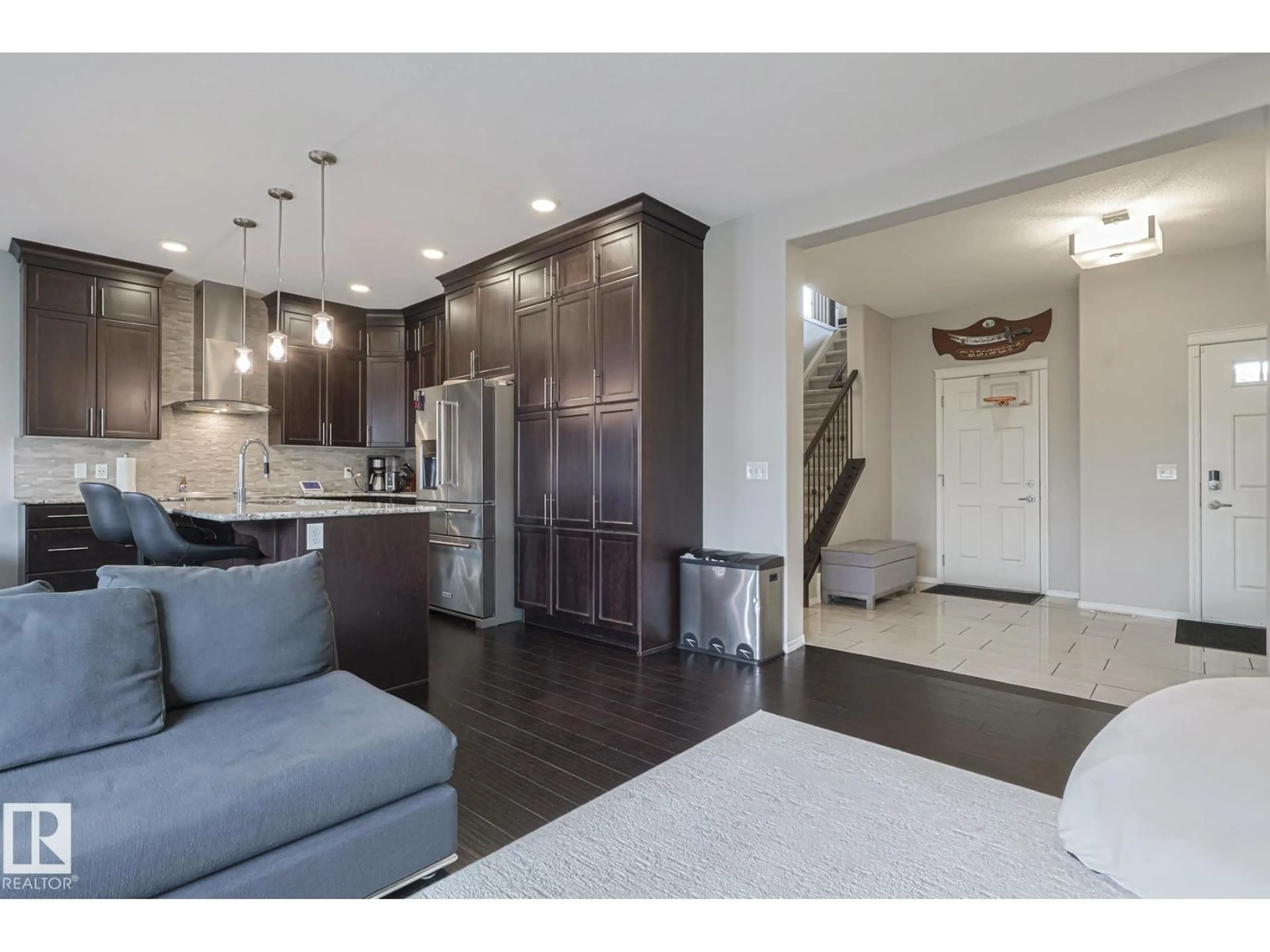 Open concept kitchen, unknown for 17135 47 ST, Edmonton Alberta T5Y3P4