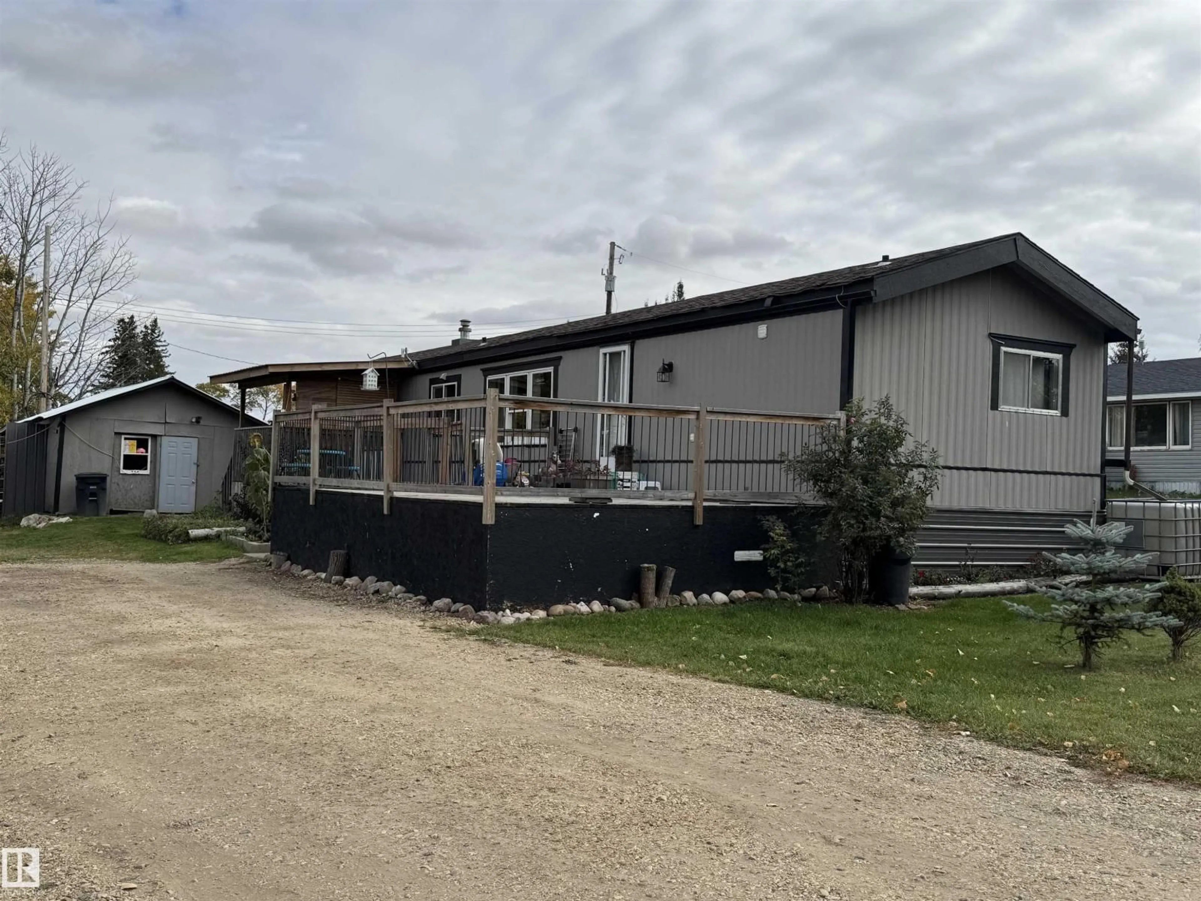 A pic from outside/outdoor area/front of a property/back of a property/a pic from drone, building for 4815 50 ST, Busby Alberta T0G0H0