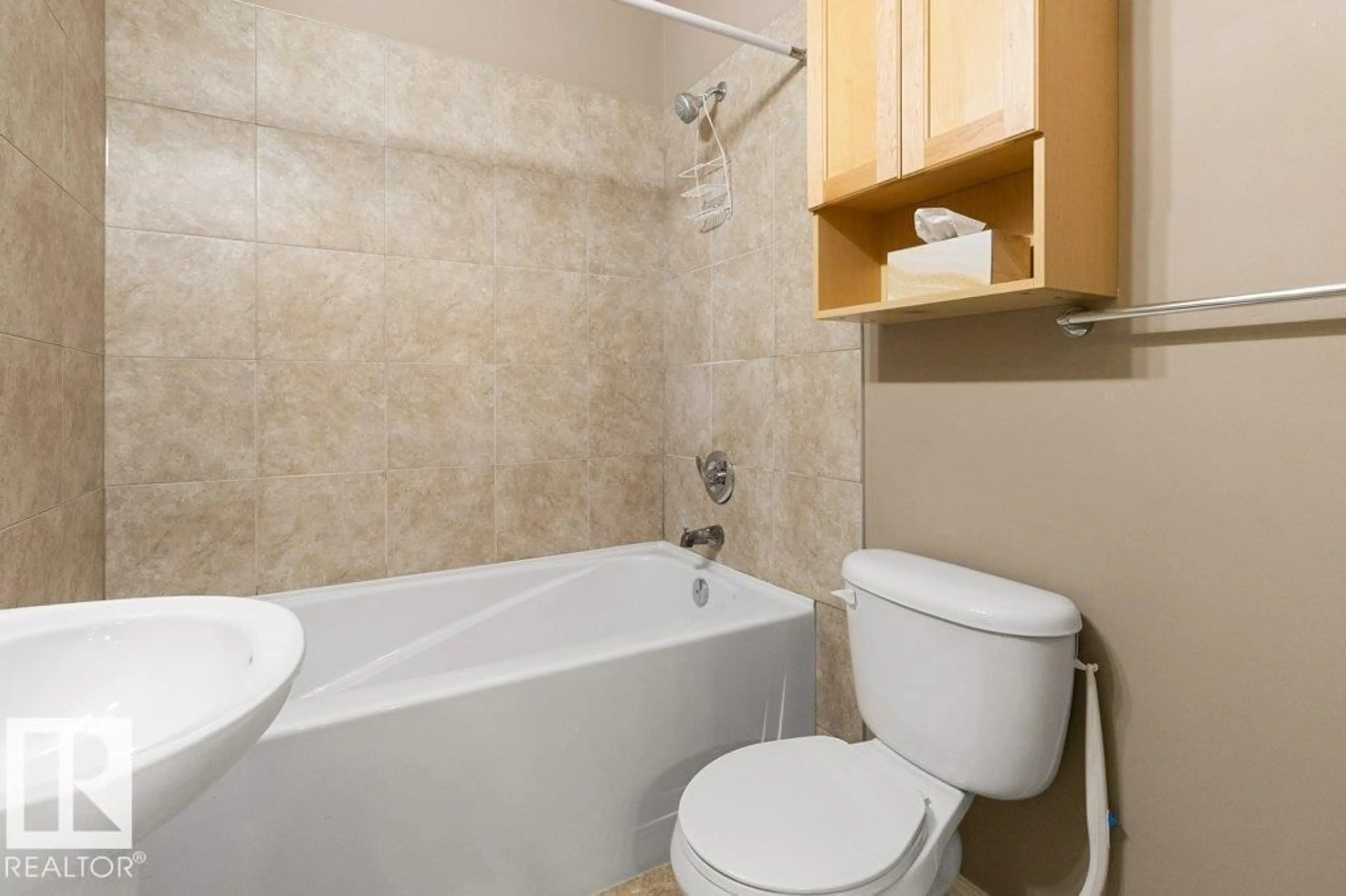 Standard bathroom, ceramic/tile floor for 200 - 4835 104A ST, Edmonton Alberta T6H0R5