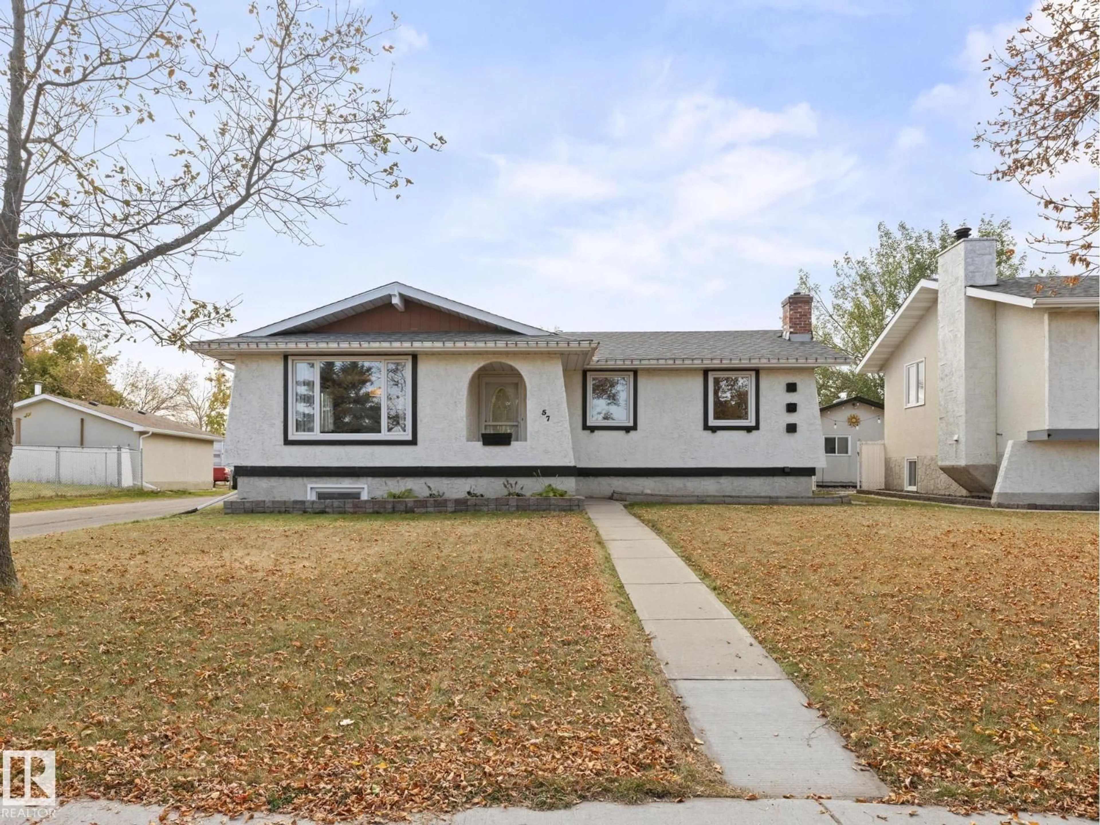 Home with vinyl exterior material, street for 57 NOOTKA RD, Leduc Alberta T9E4J8