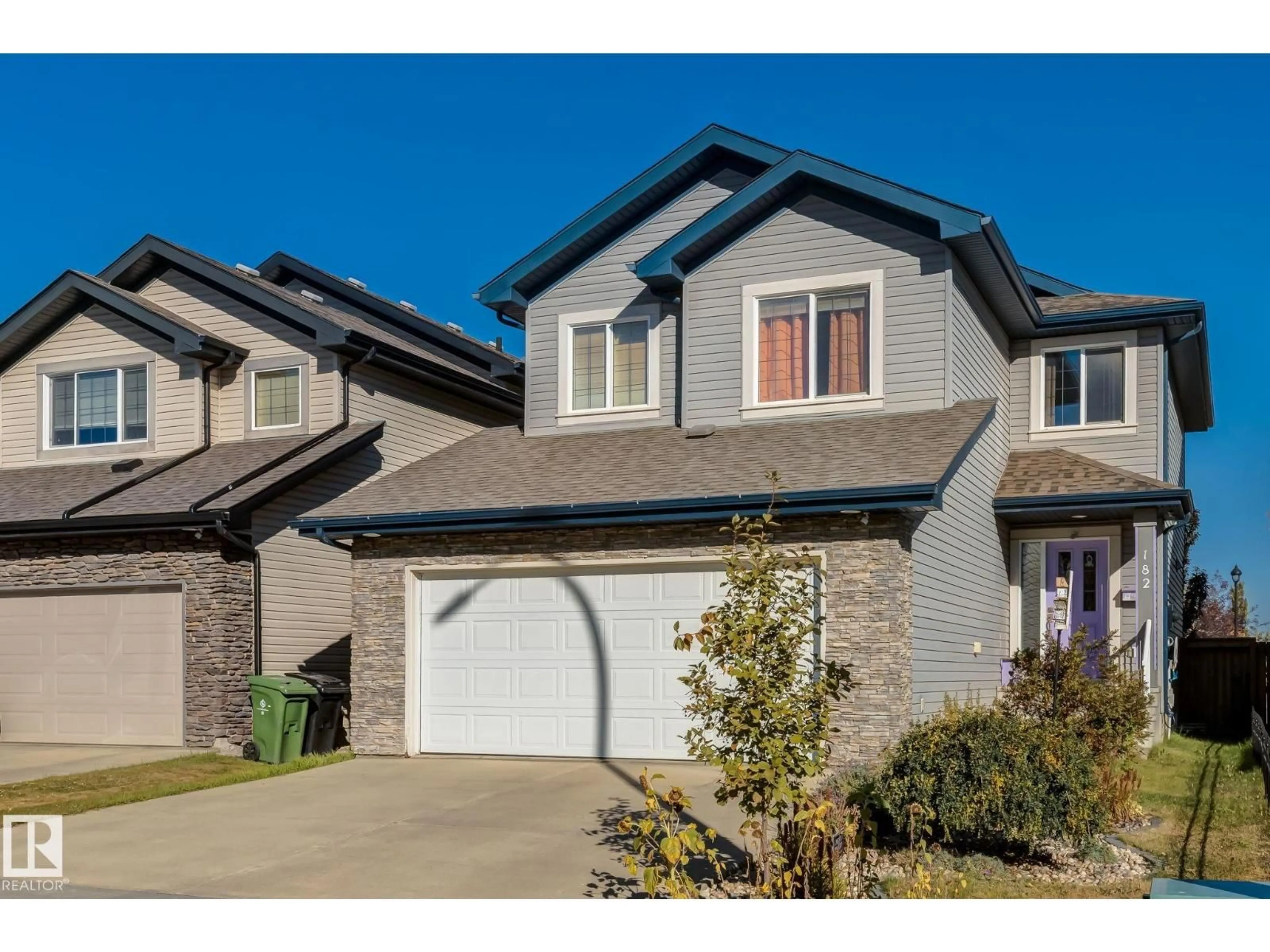 Home with brick exterior material, street for 182 WELLINGTON PL, Fort Saskatchewan Alberta T8L0G4