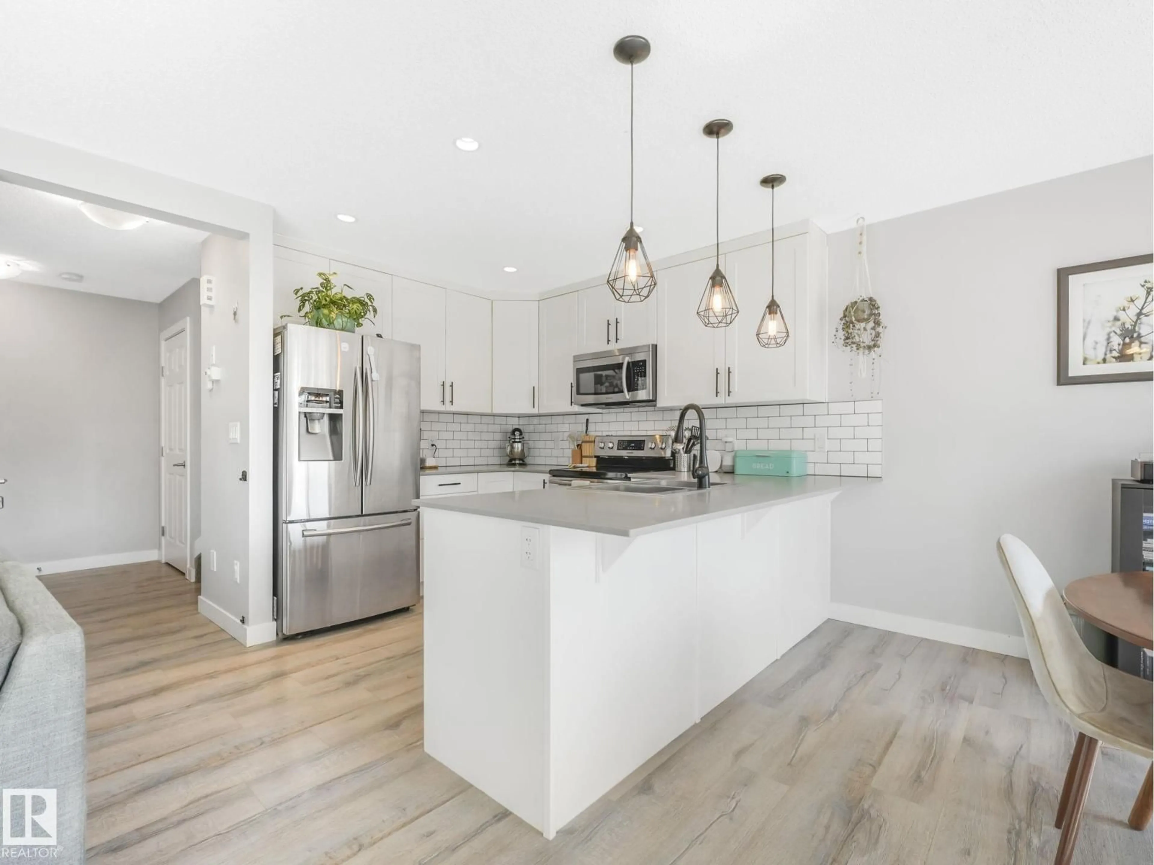 Open concept kitchen, unknown for NW - 22119 87 AV, Edmonton Alberta T5T7H7