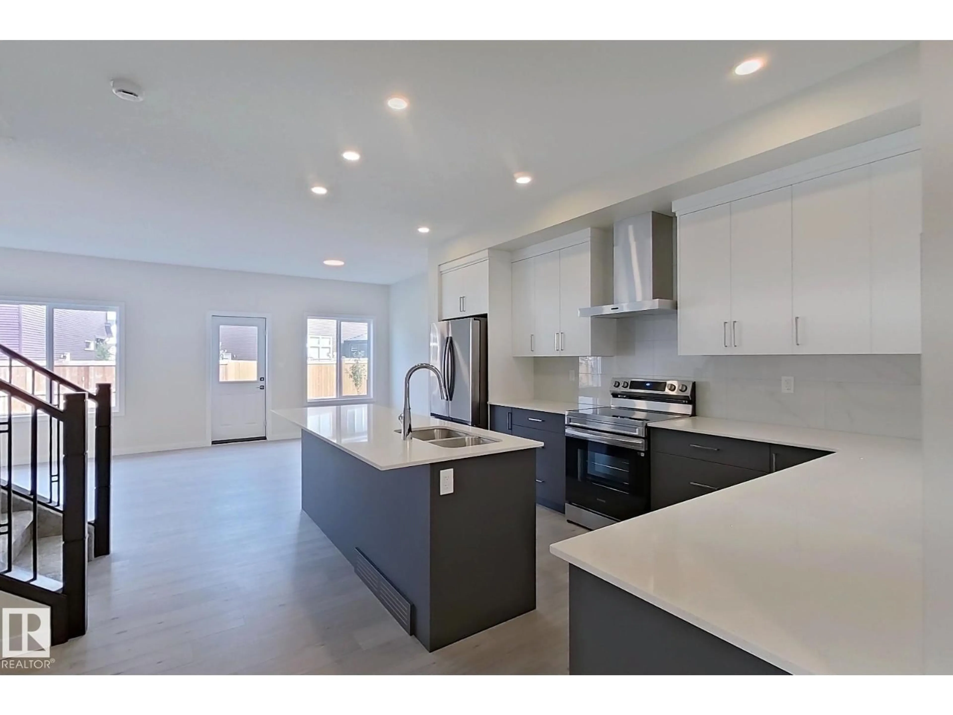 Open concept kitchen, ceramic/tile floor for 4856 HAWTHRON BN, Edmonton Alberta T6X3A9