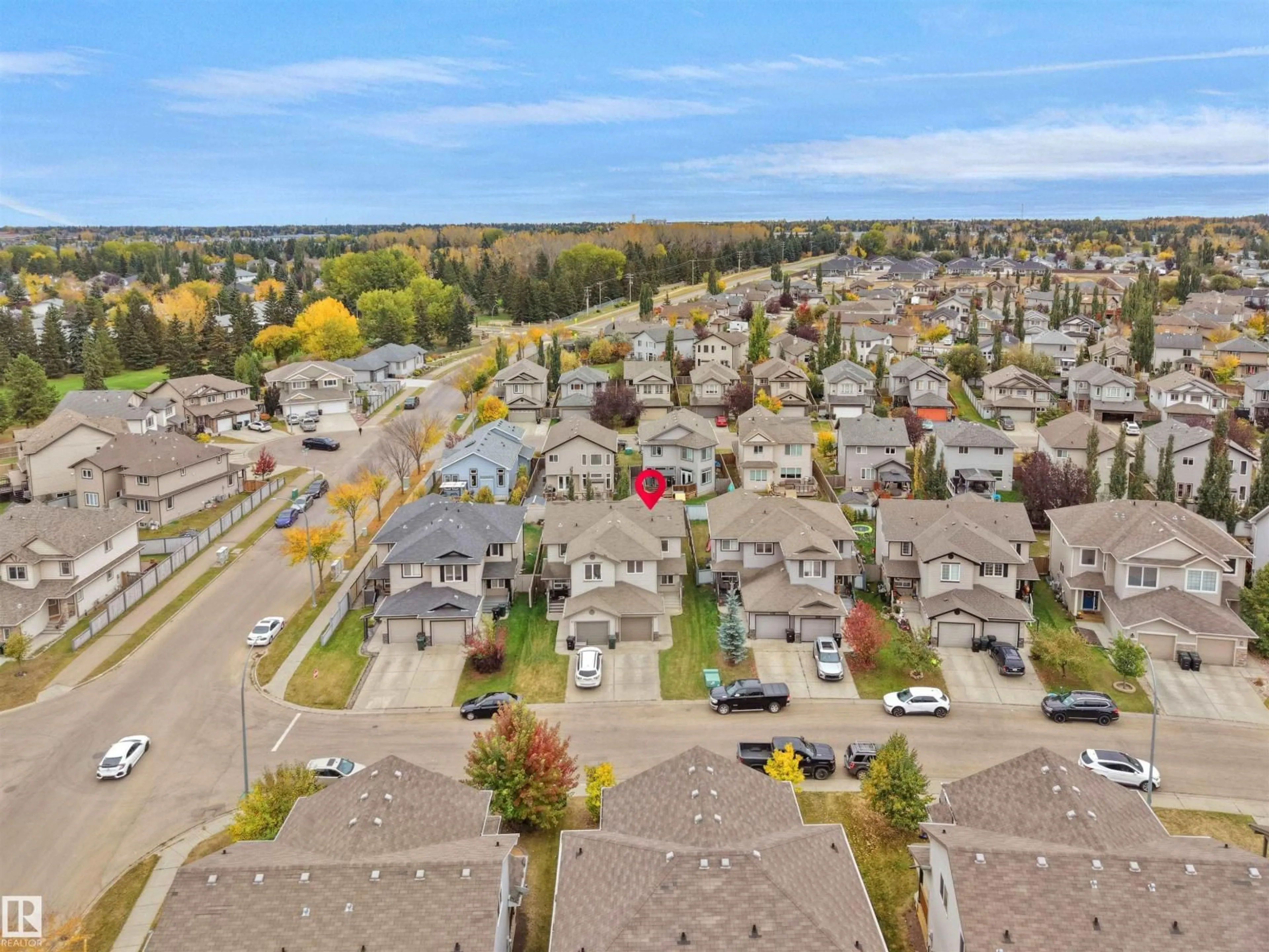 A pic from outside/outdoor area/front of a property/back of a property/a pic from drone, street for 65 ASHBY GD, Spruce Grove Alberta T7X0K1